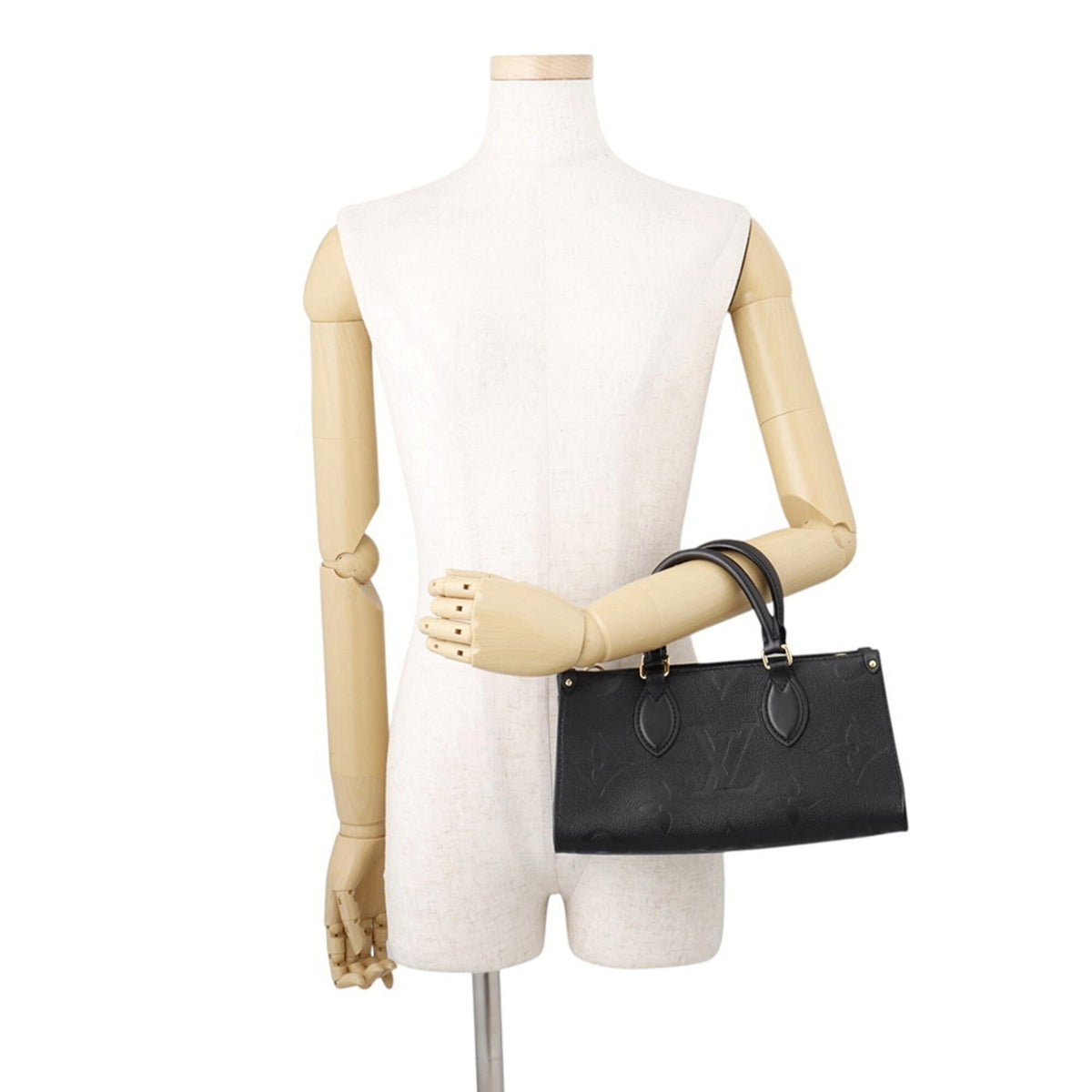 Louis Vuitton Black Monogram Noir Monogram Empreinte Handbag (Pre-Owned)