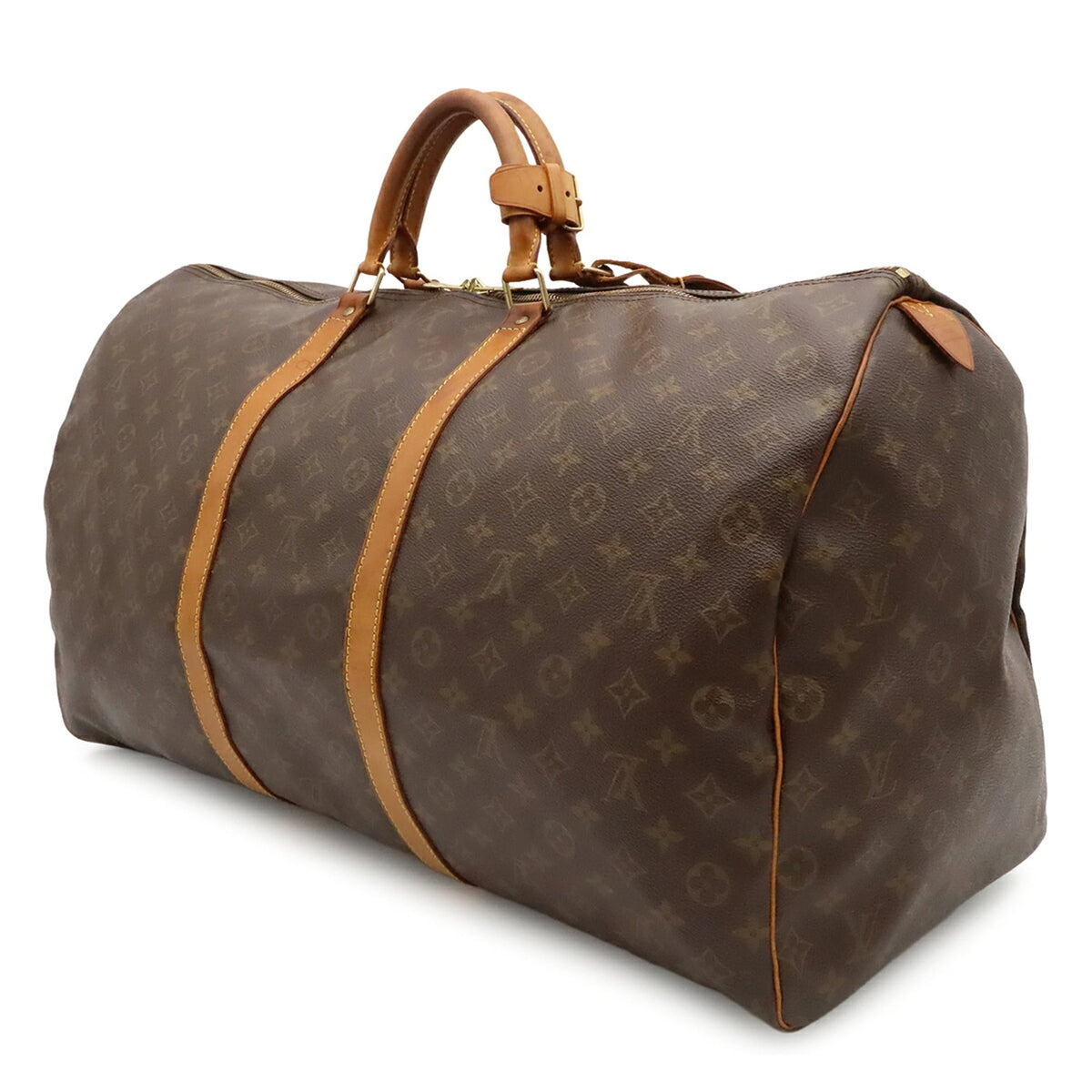 Louis Vuitton Brown Monogram Monogram Boston Bag Handbag (Pre-Owned)