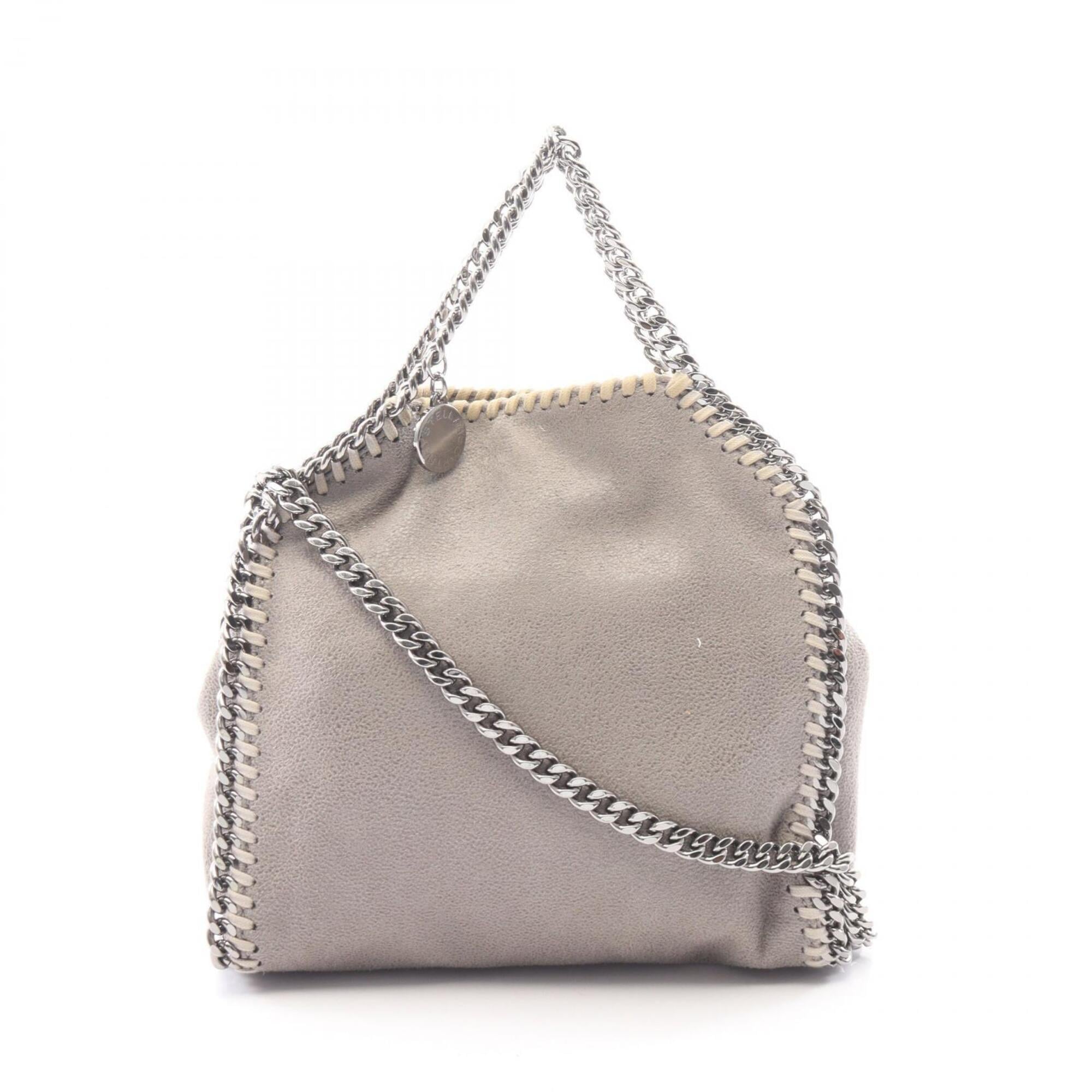 Stella Mccartney Gray Handbag Shoulder Bag (Pre-Owned)