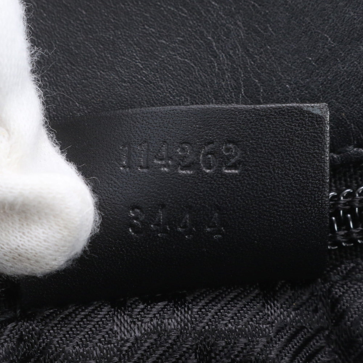 Gucci Black Leather Nylon Handbag (Pre-Owned)