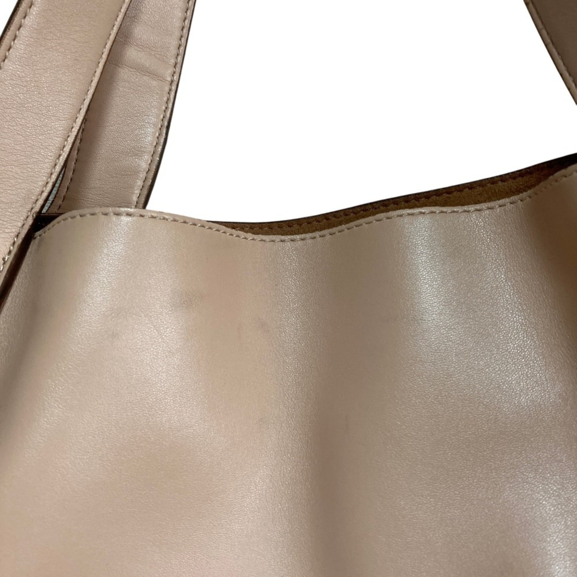 Stella Mccartney Pink Beige Handbag Pouch Tote Bag (Pre-Owned)
