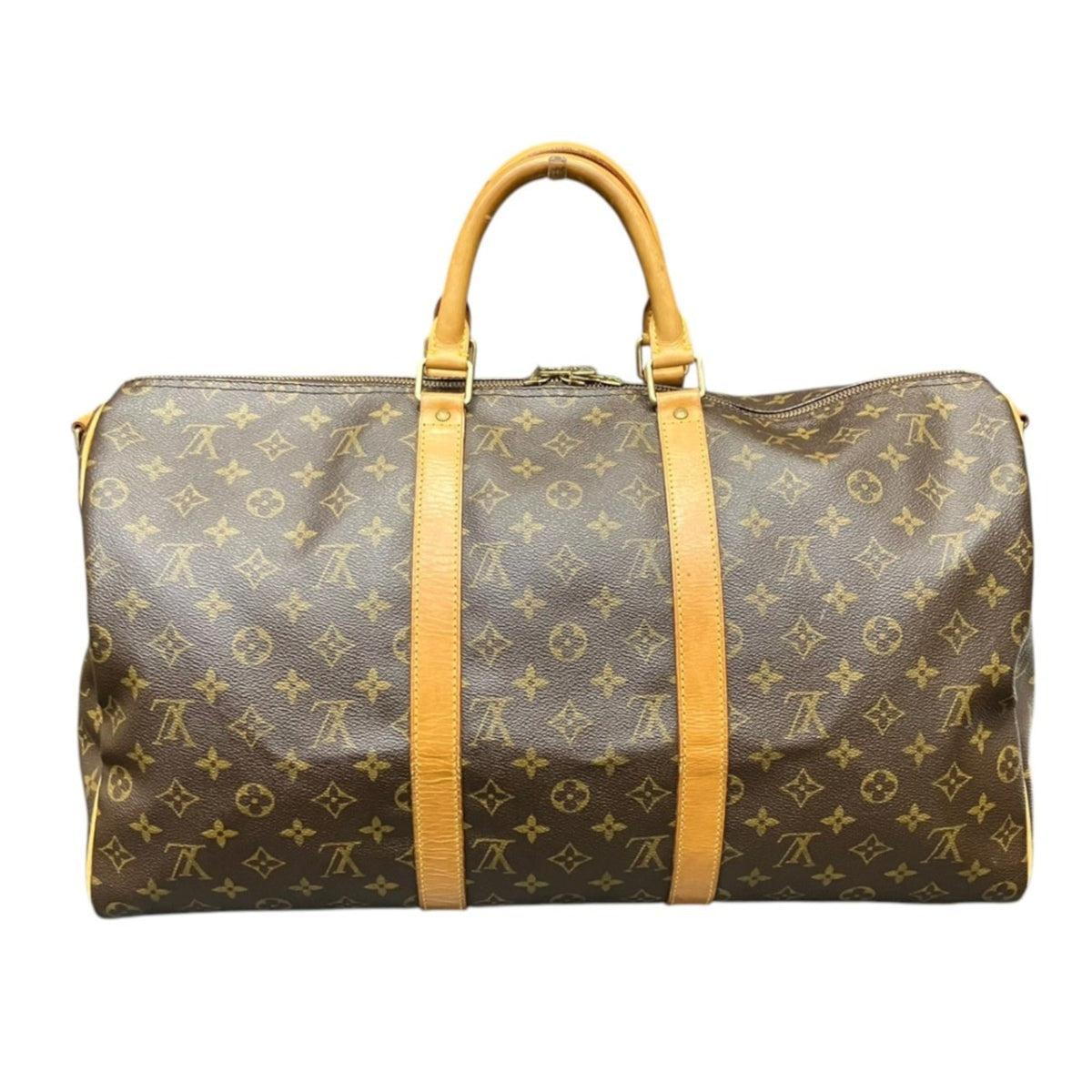 Louis Vuitton Brown Galle Monogram Monogram Boston Bag (Pre-Owned)
