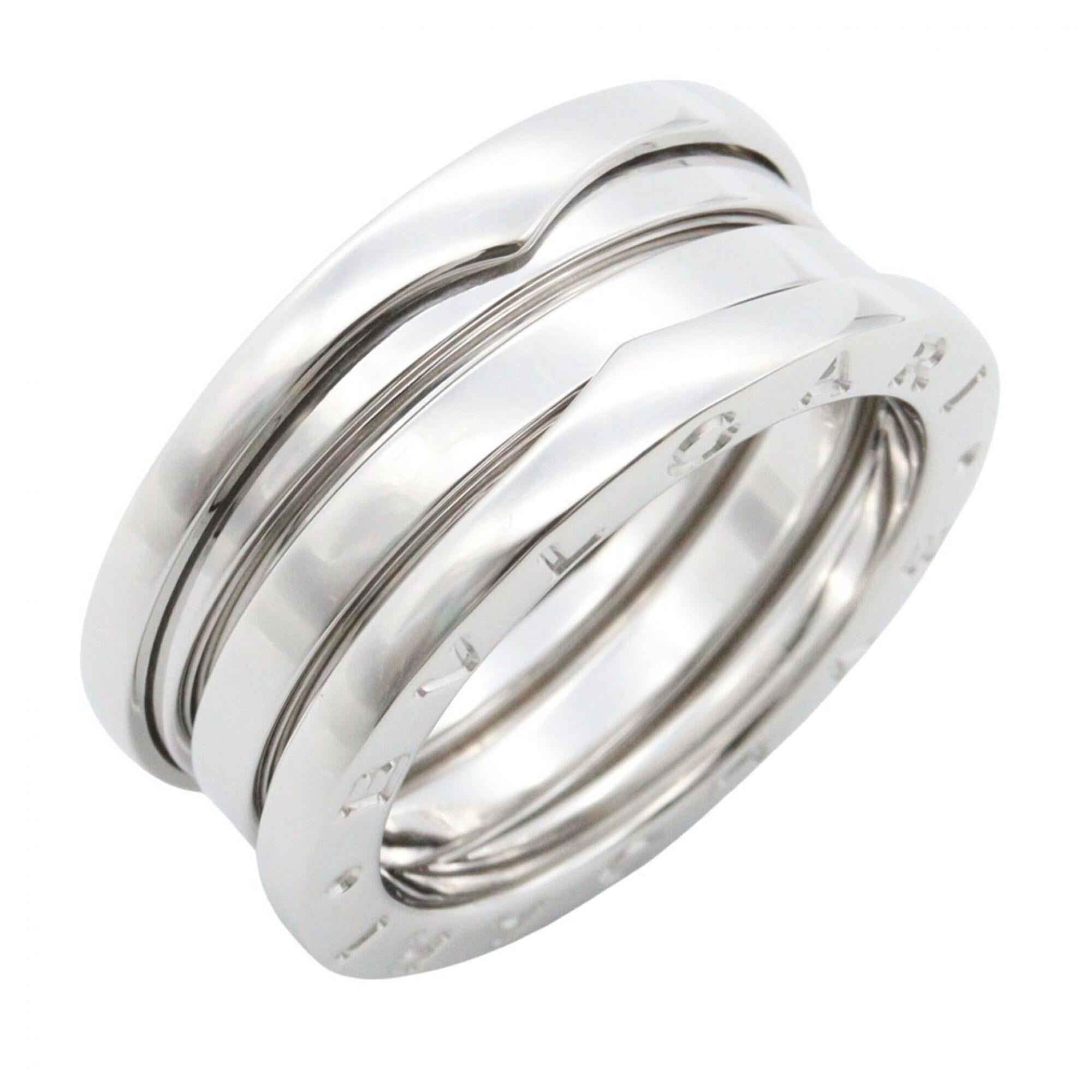 Bvlgari Silver White Gold (18K) Band Ring (Pre-Owned)