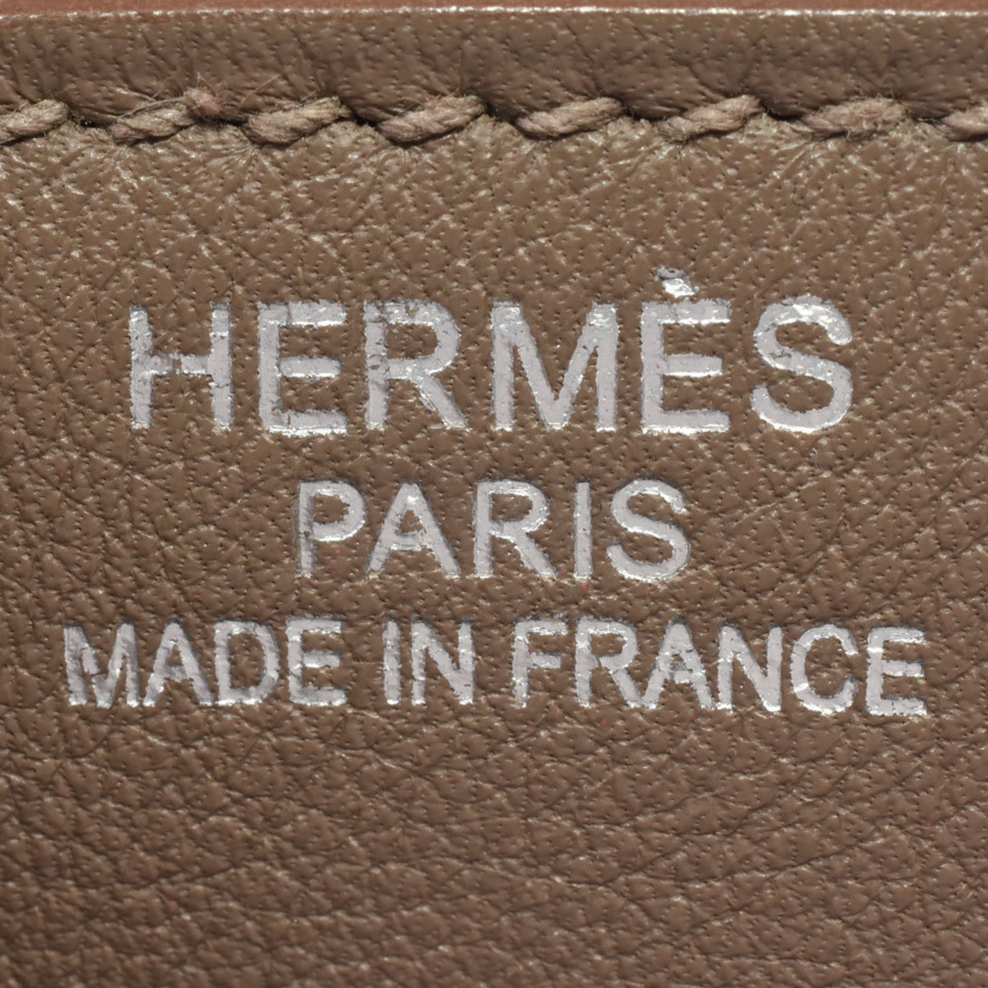 Hermes Birkin Argile Beige Etoupe Gray Pink Rose Jaipur White Taurillon Clemence Leather Handbag (Pre-Owned)