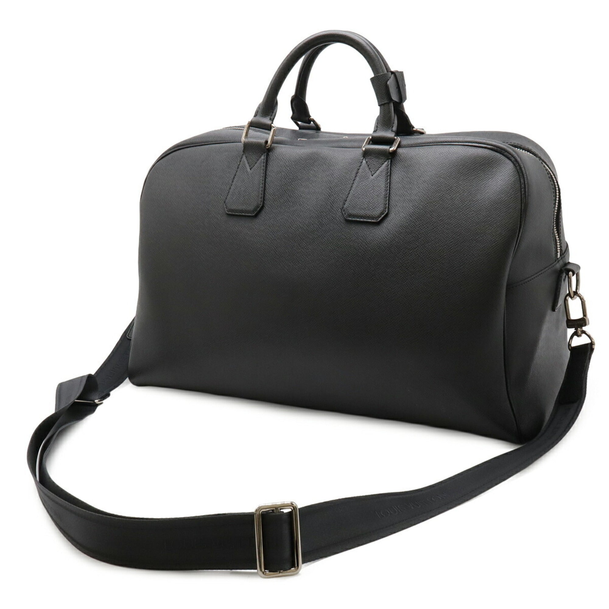 Louis Vuitton Taiga Ardoise Taiga Leather Boston Bag Shoulder Bag (Pre-Owned)