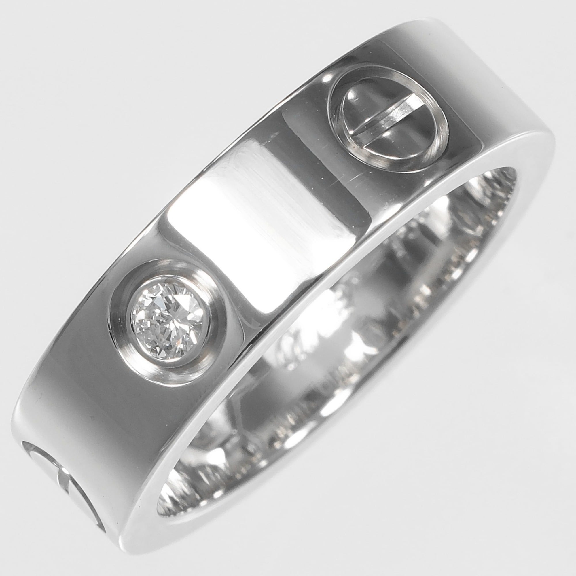 Cartier Love White Gold (18K) Band Ring (Pre-Owned)