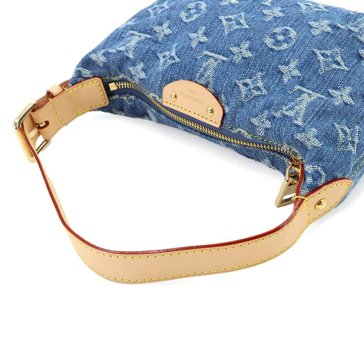 Louis Vuitton Blue Monogram Monogram Denim Handbag Pochette (Pre-Owned)