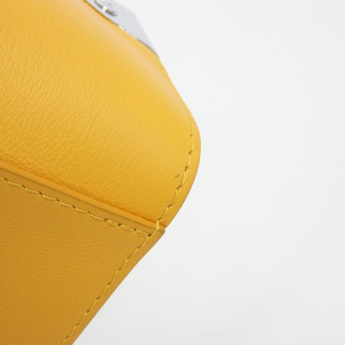Louis Vuitton Saffron Yellow Leather Handbag (Pre-Owned)