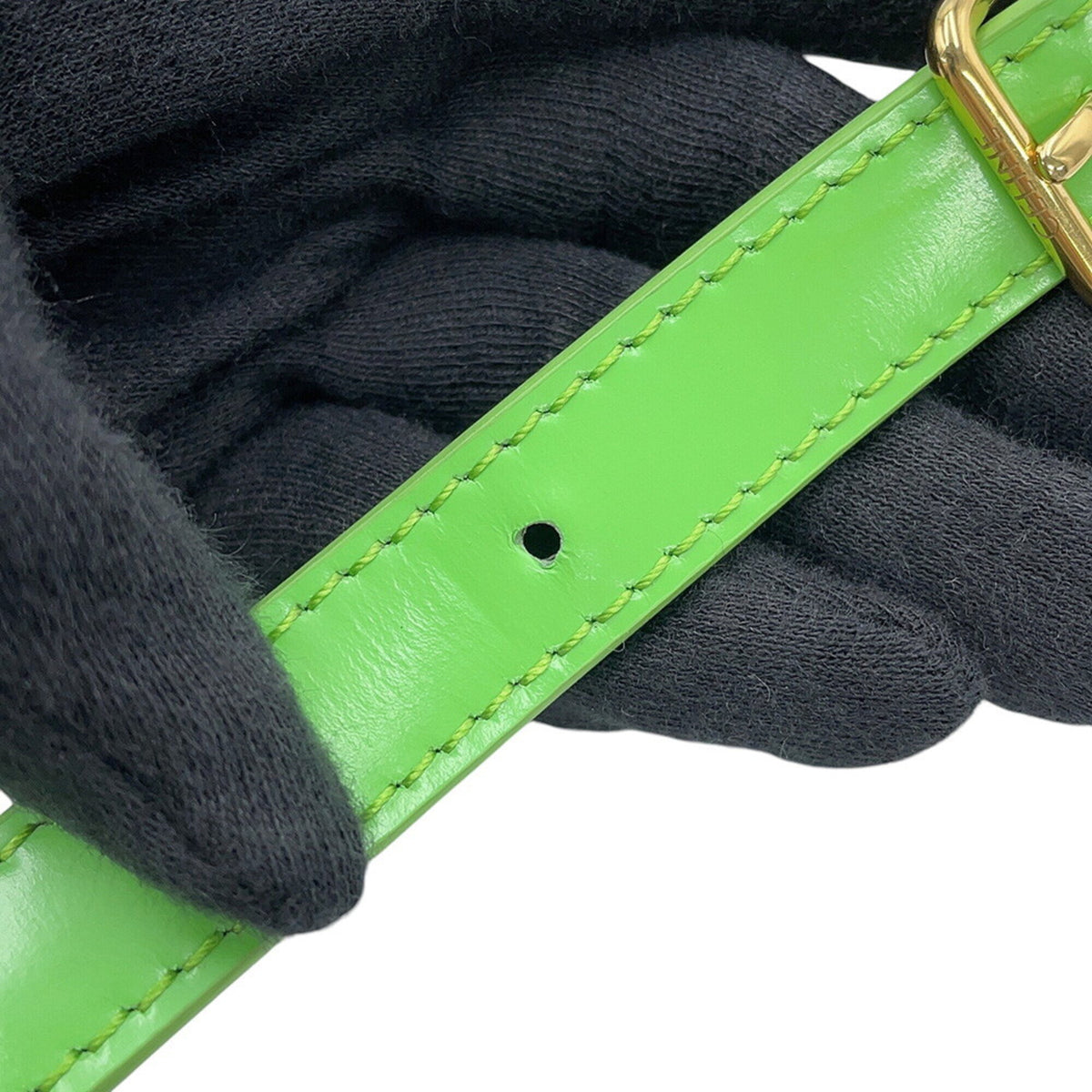Celine Light Green Leather Shoulder Bag (Pre-Owned)