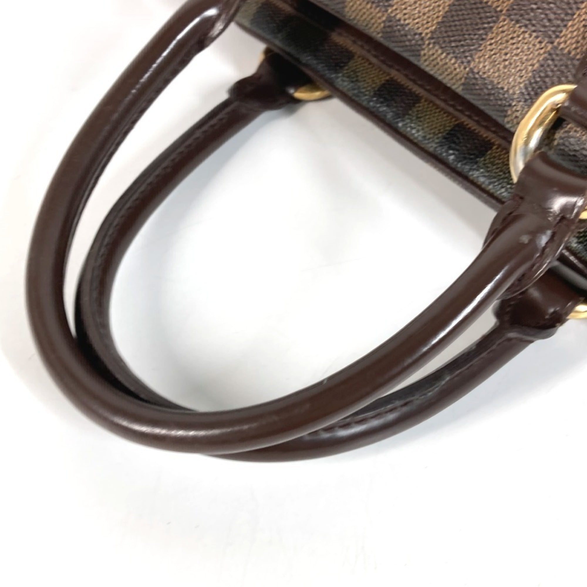 Louis Vuitton Damier Ebene Damier Canvas Boston Bag Handbag (Pre-Owned)