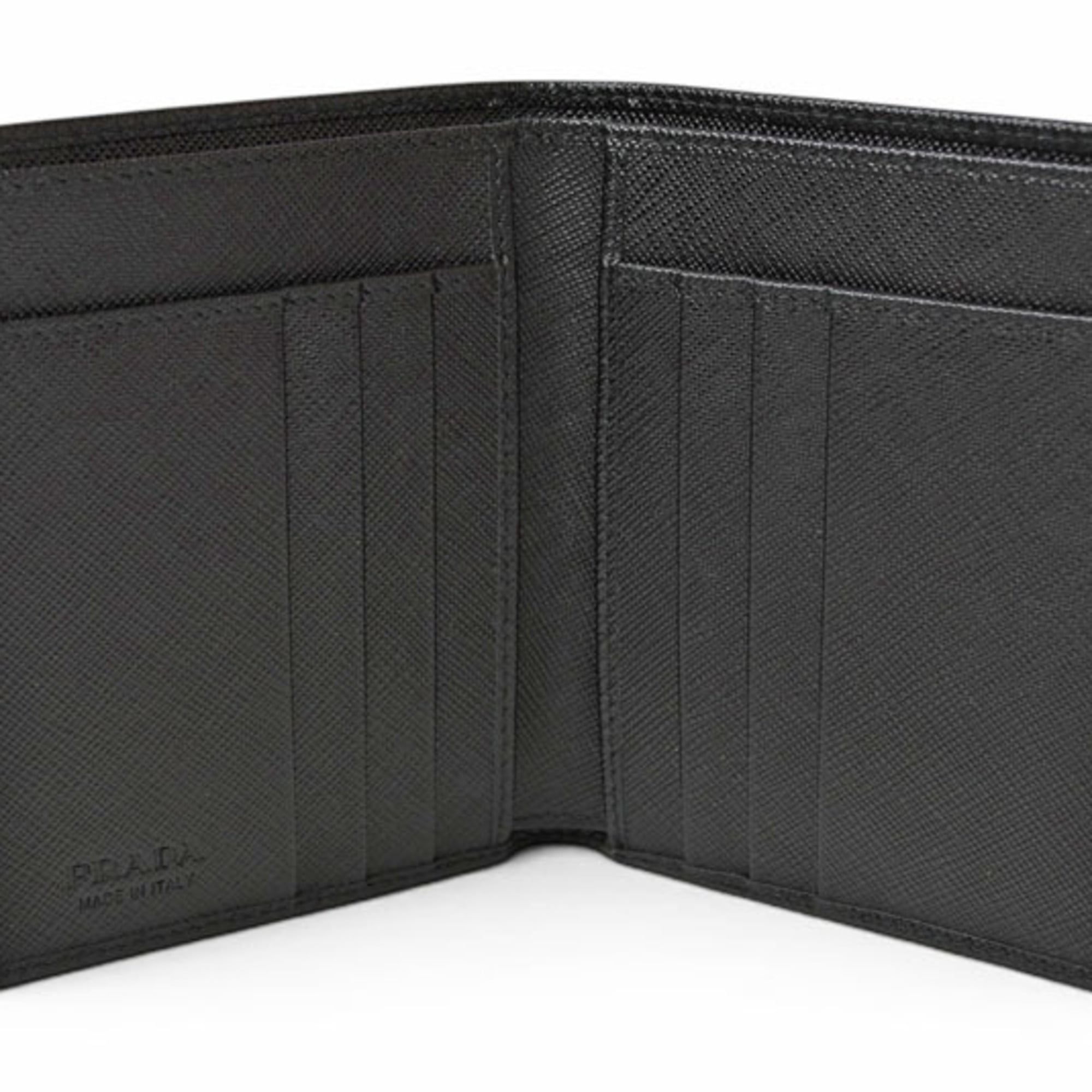 Prada Saffiano Black Wallet (Bi-Fold) (Pre-Owned)