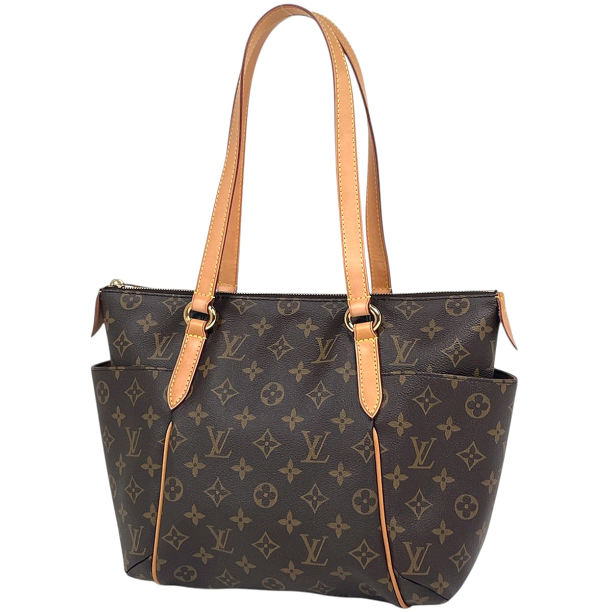 Louis Vuitton Brown Monogram Shoulder Bag Tote Bag (Pre-Owned)