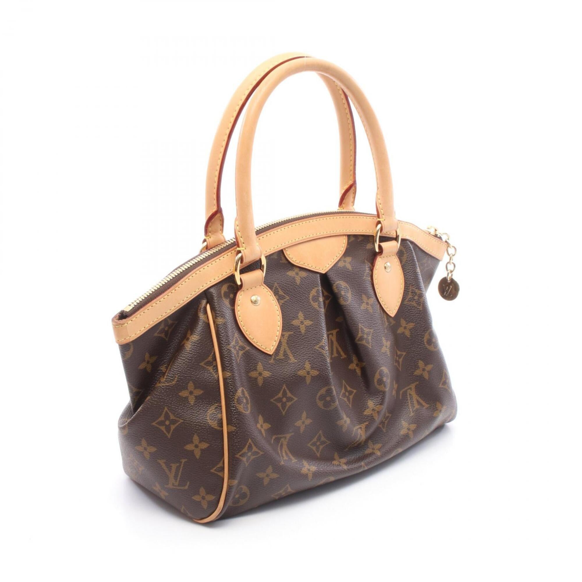 Louis Vuitton Brown Monogram Coated Canvas Leather Handbag (Pre-Owned)