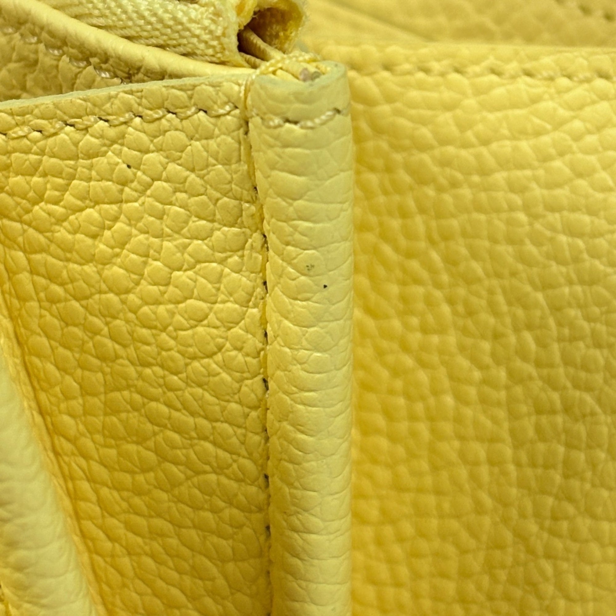 Louis Vuitton Yellow Monogram Empreinte Long Wallet (Bi-Fold) (Pre-Owned)