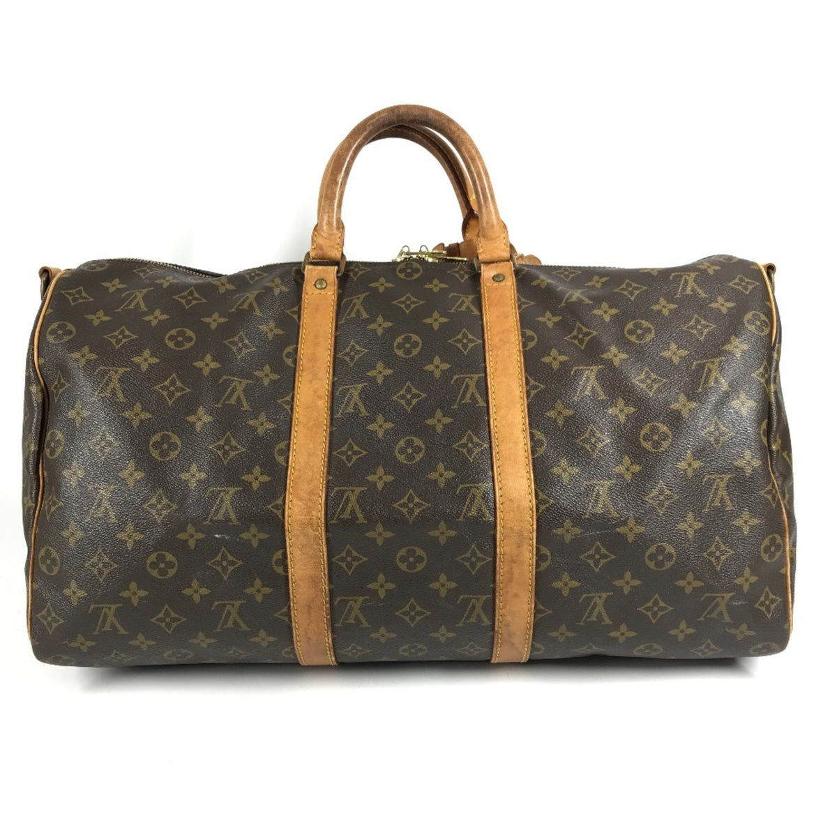 Louis Vuitton Brown Monogram Boston Bag Handbag (Pre-Owned)