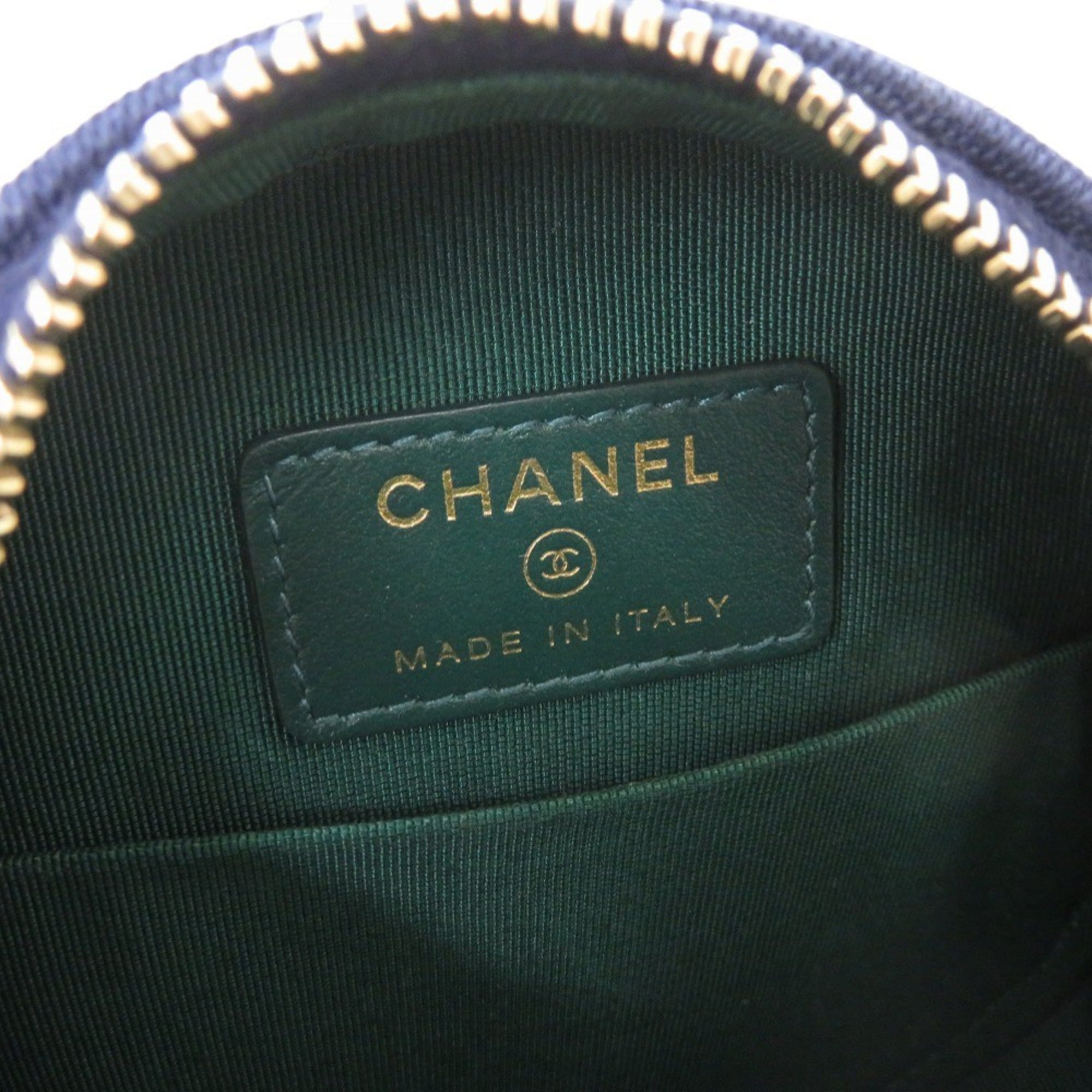 Chanel Blue Cotton Shoulder Bag (Pre-Owned)