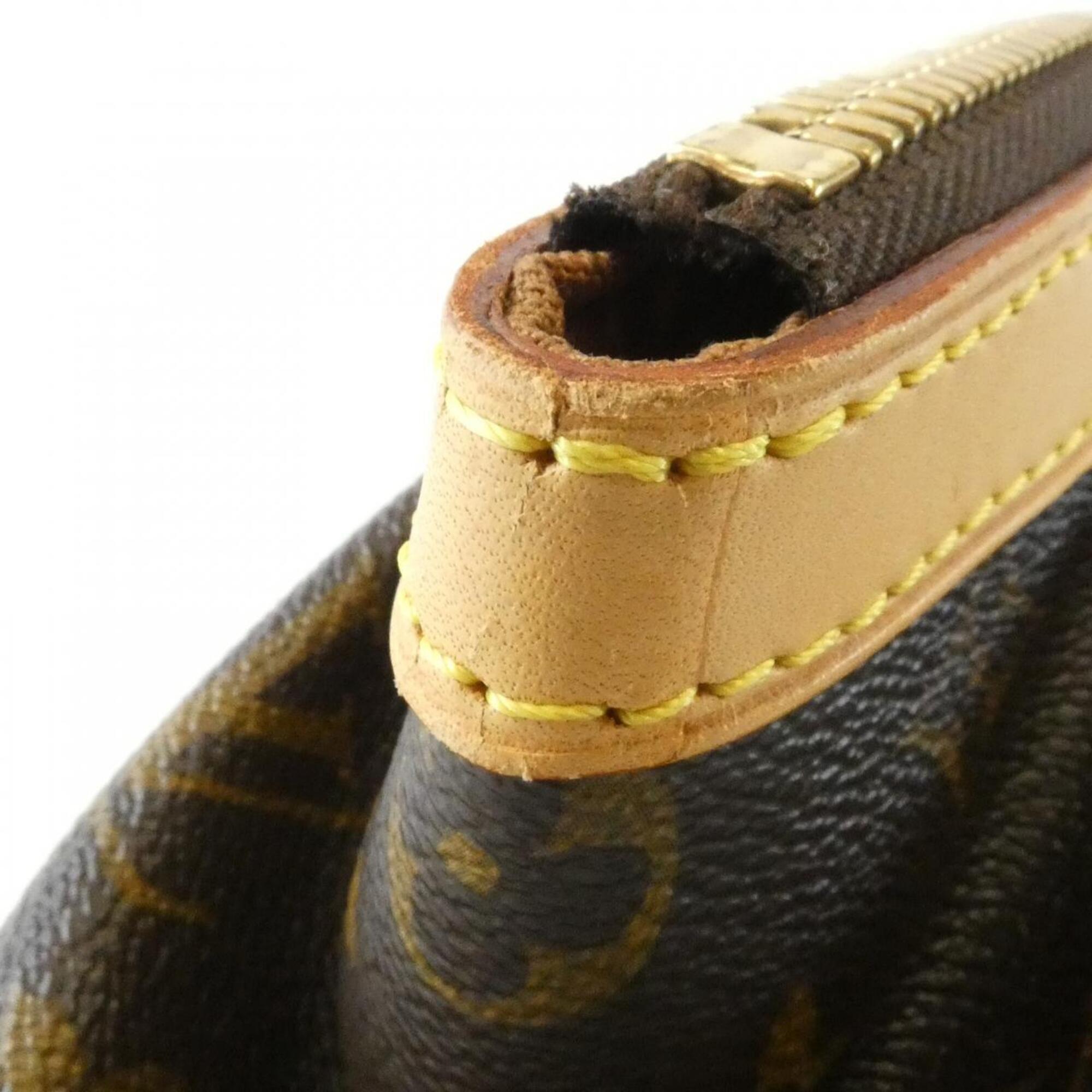 Louis Vuitton Monogram Marron Coated Canvas Handbag (Pre-Owned)