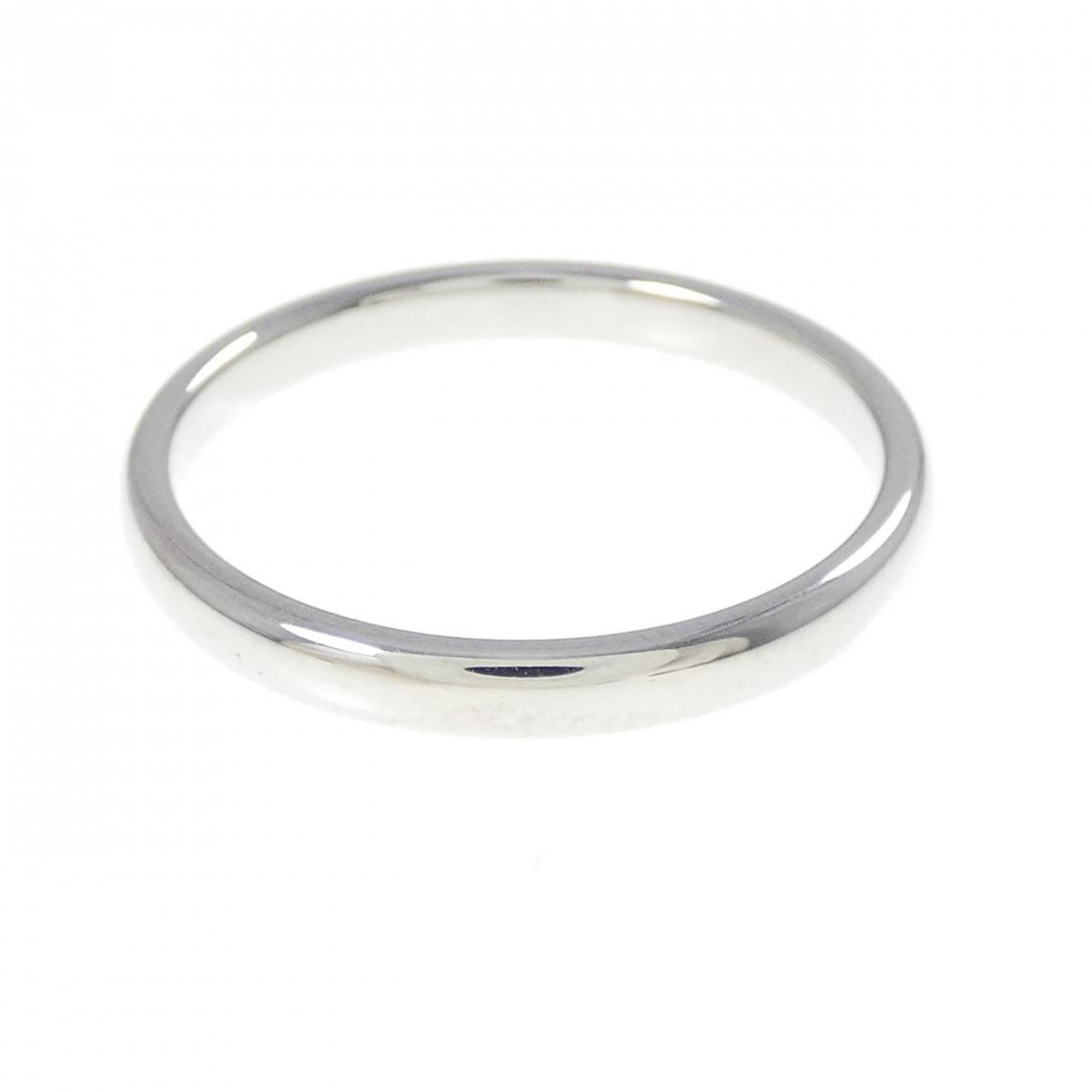 Tiffany Platinum Platinum 950 Band Ring (Pre-Owned)