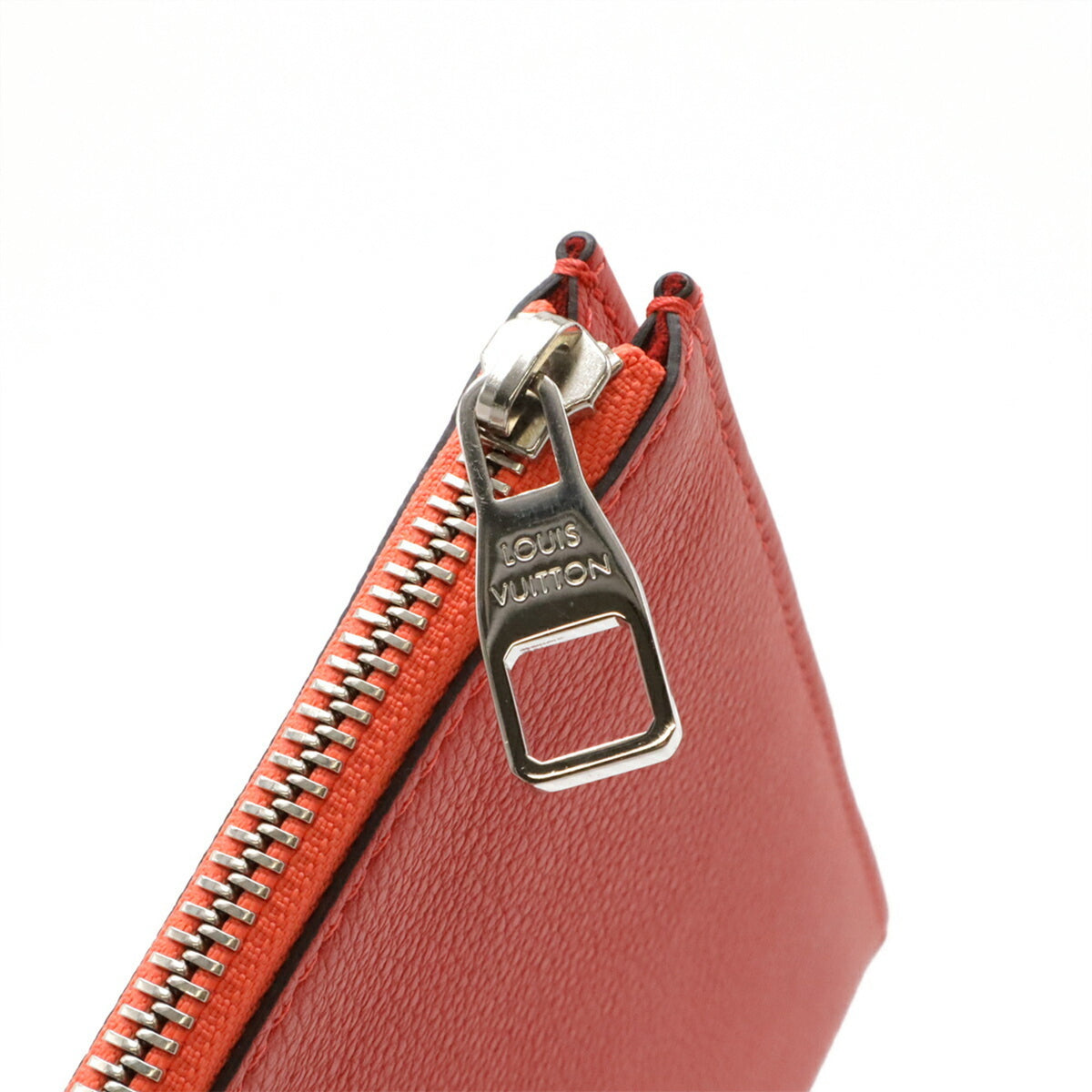 Louis Vuitton Poppy Petal Leather Clutch Bag Pochette (Pre-Owned)