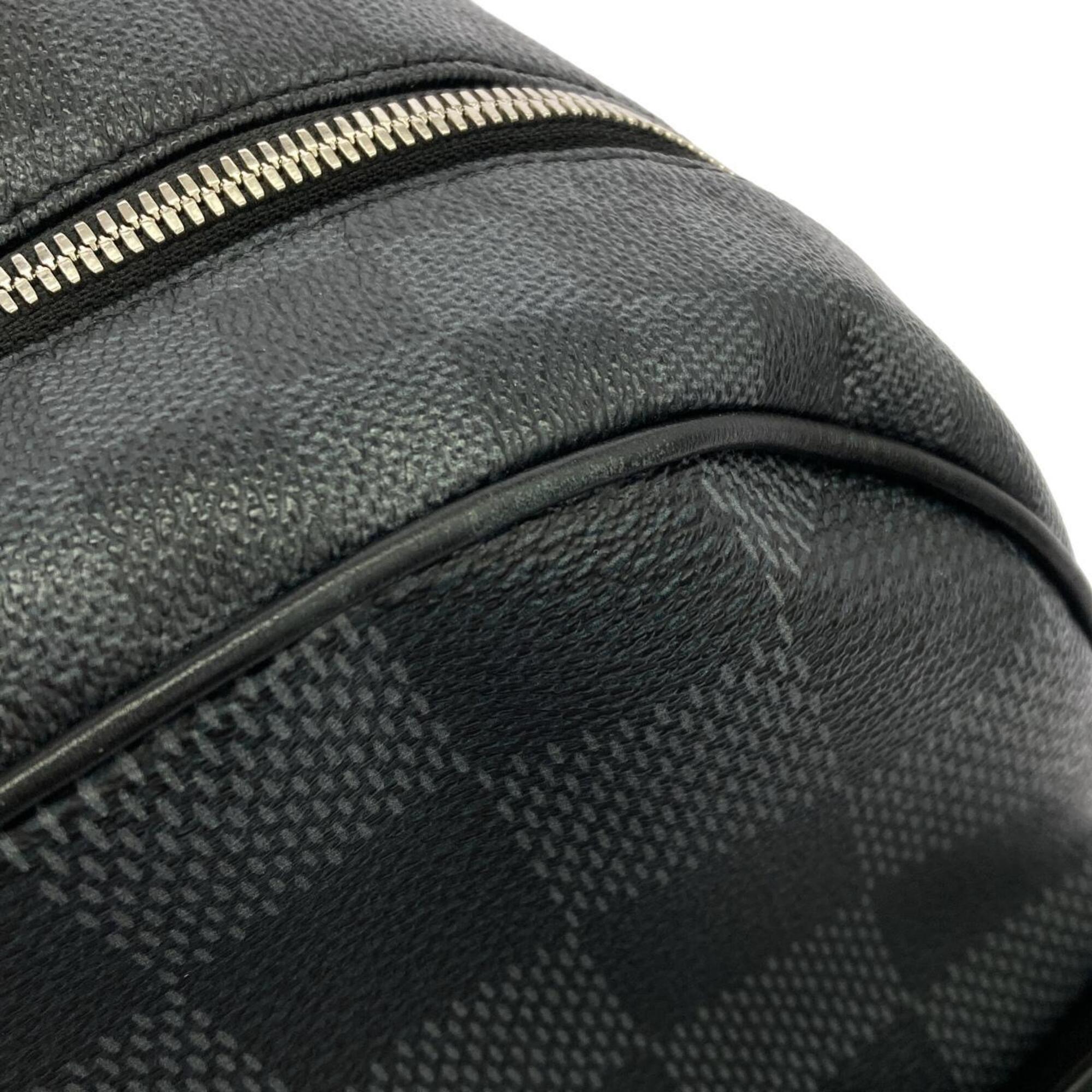 Louis Vuitton Graphite Coated Canvas Backpack (Pre-Owned)
