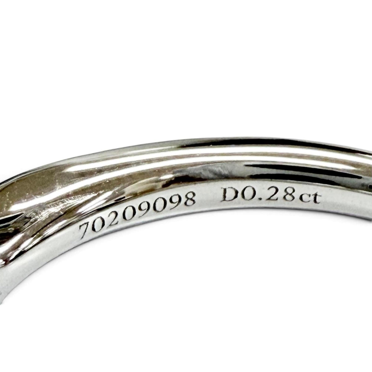 Tiffany Platinum Platinum 950 Band Ring (Pre-Owned)