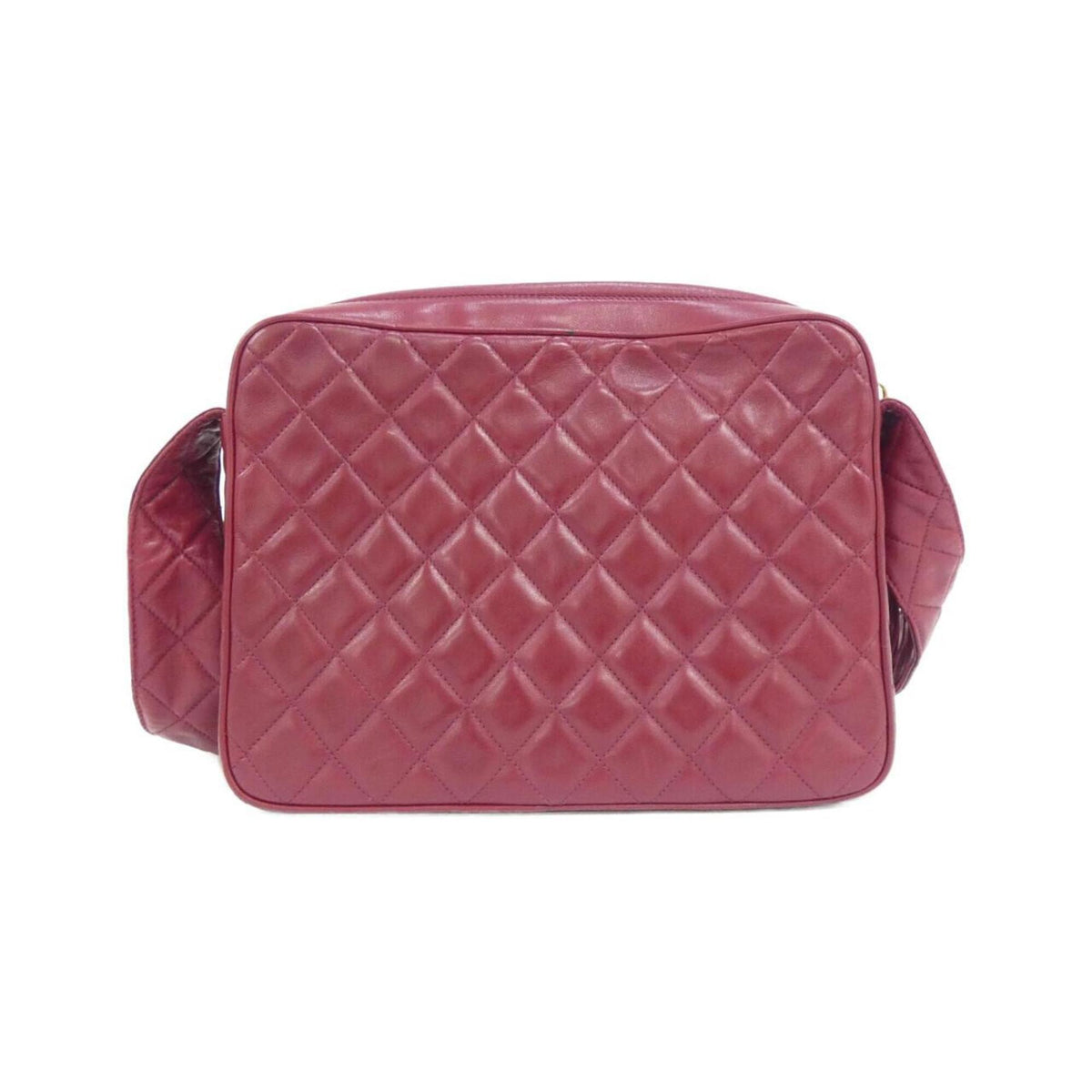 Chanel Bordeaux Leather Shoulder Bag (Pre-Owned)