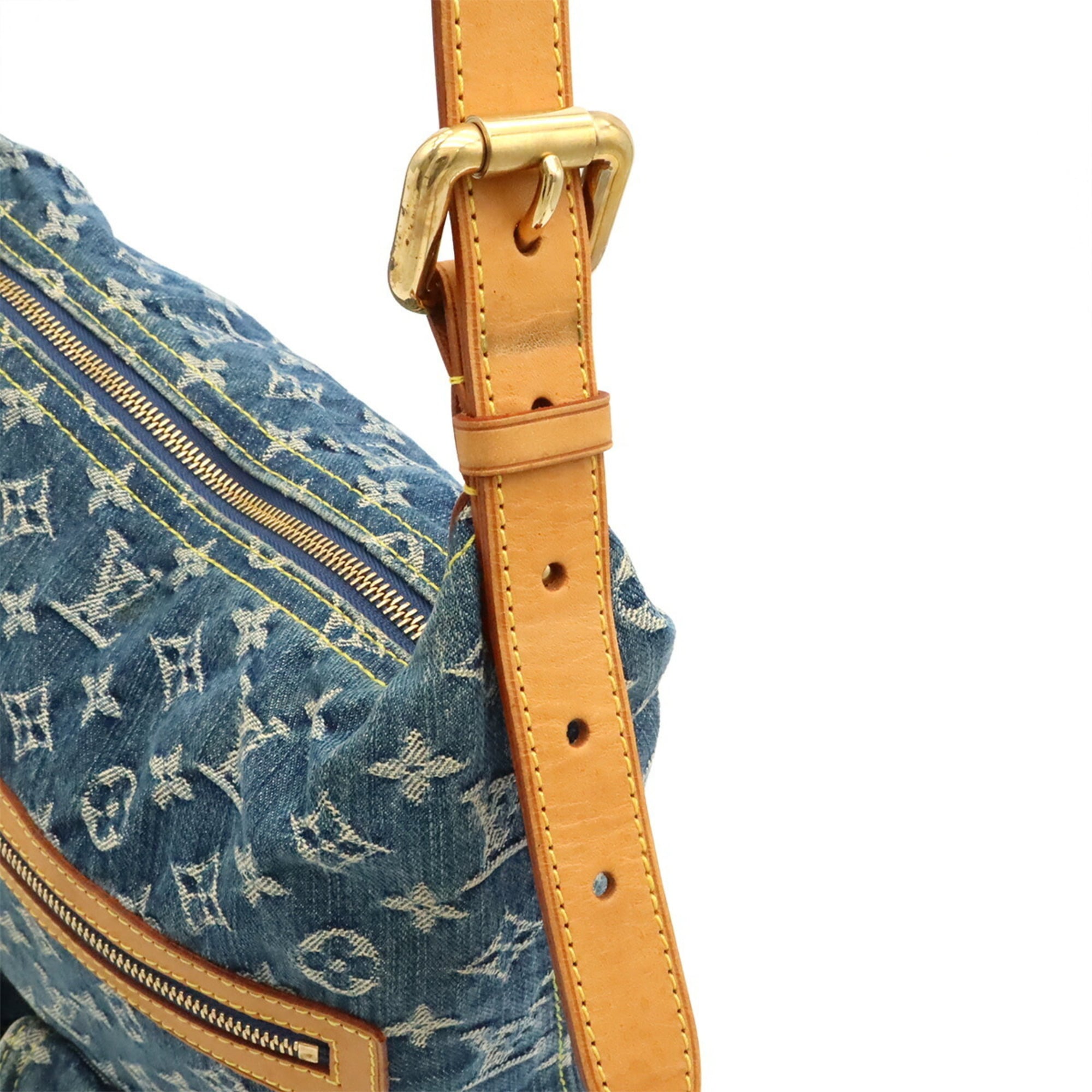 Louis Vuitton Blue Monogram Monogram Denim Shoulder Bag (Pre-Owned)