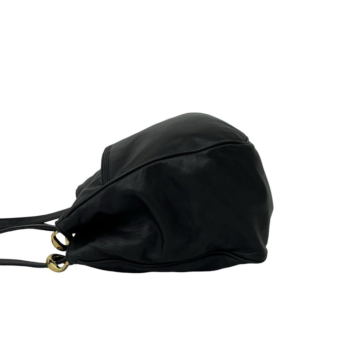 Loewe Black Leather Shoulder Bag Tote Bag (Pre-Owned)
