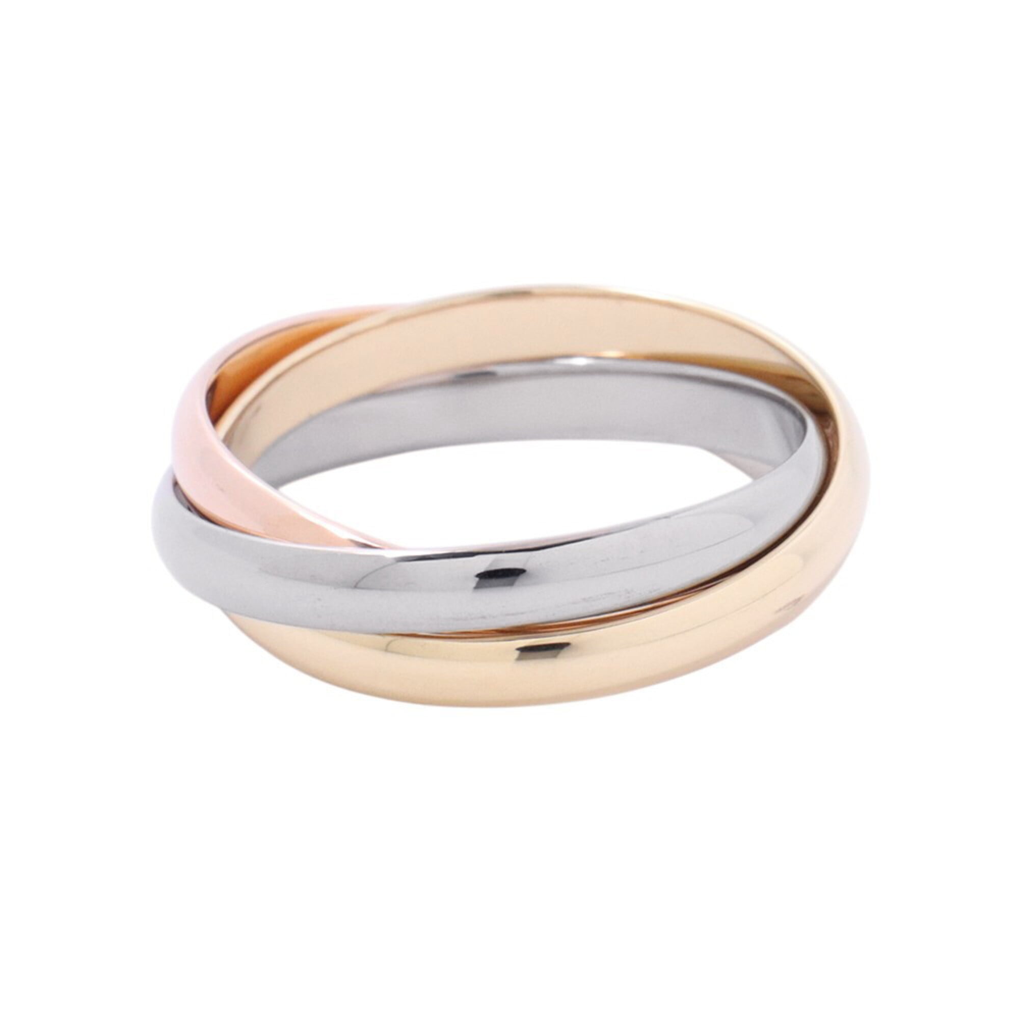 Cartier Gold Silver Pink Gold Yellow Gold (18K) Pink Gold (18K) White Gold (18K) Band Ring (Pre-Owned)