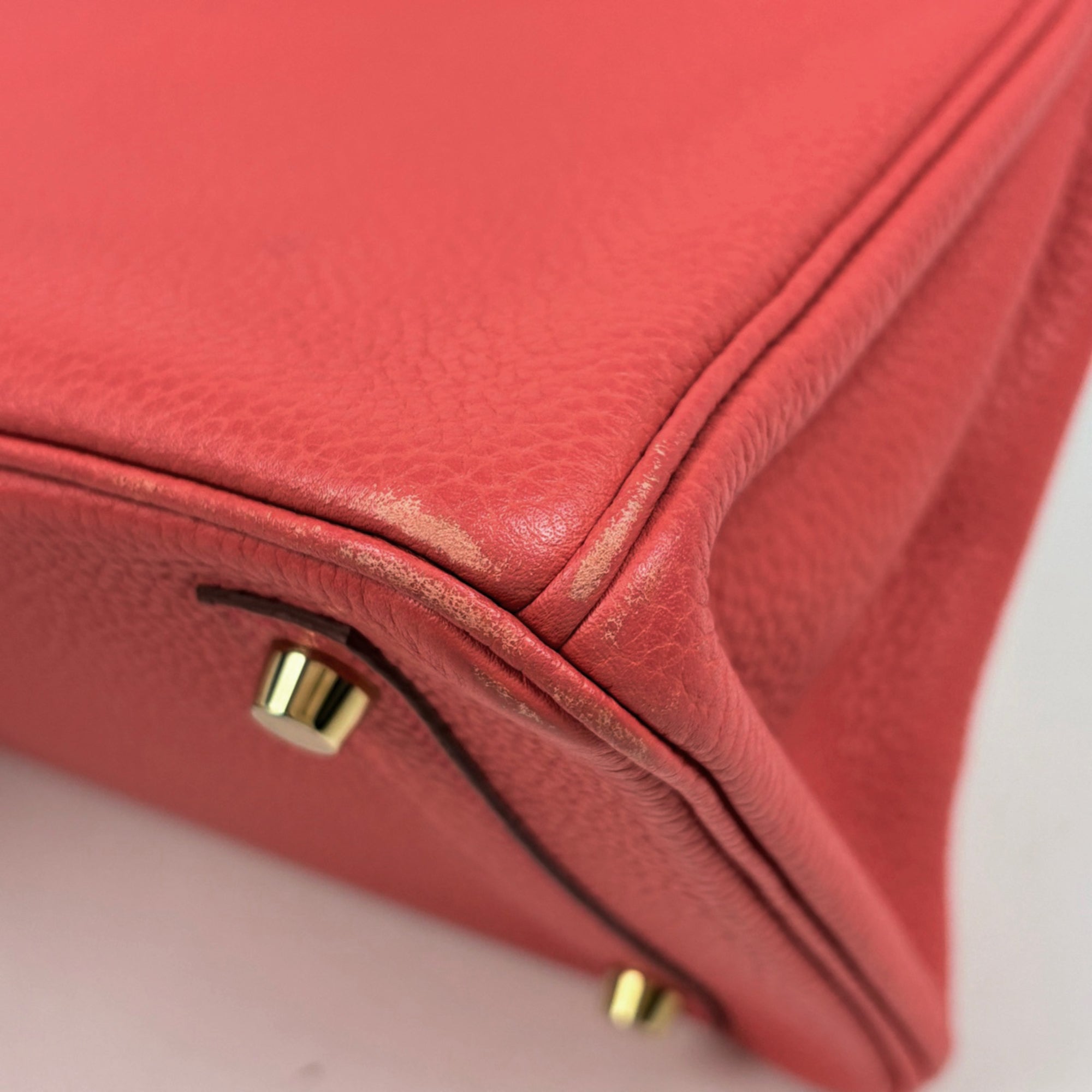 Hermes Bougainvillier Taurillon Clemence Leather Handbag (Pre-Owned)