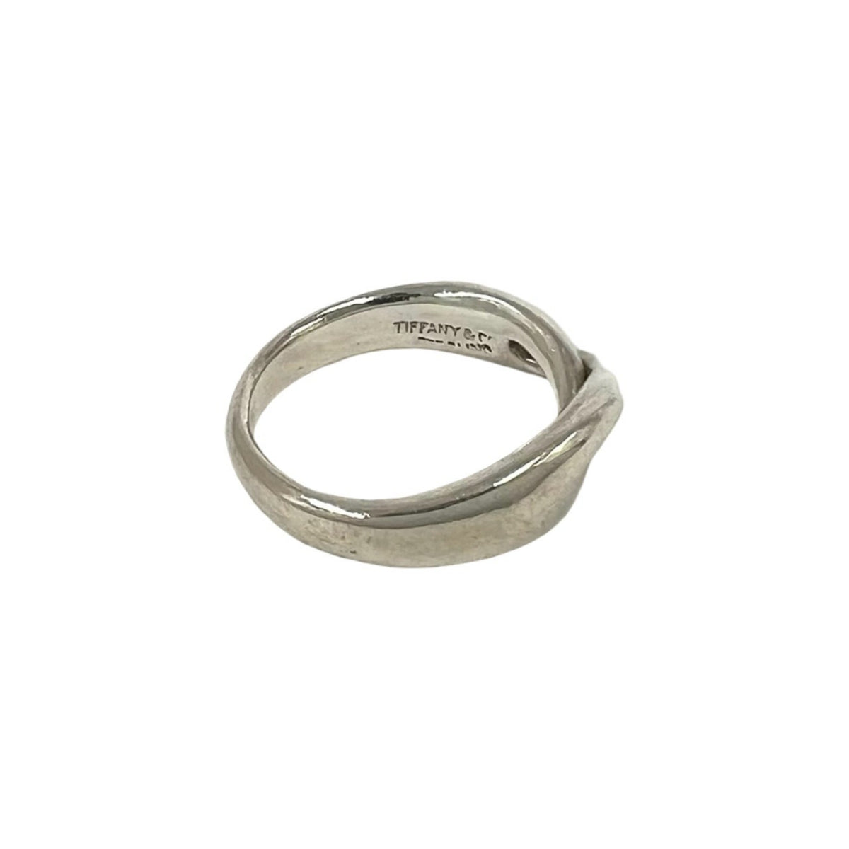 Tiffany Silver Silver 925 Band Ring (Pre-Owned)