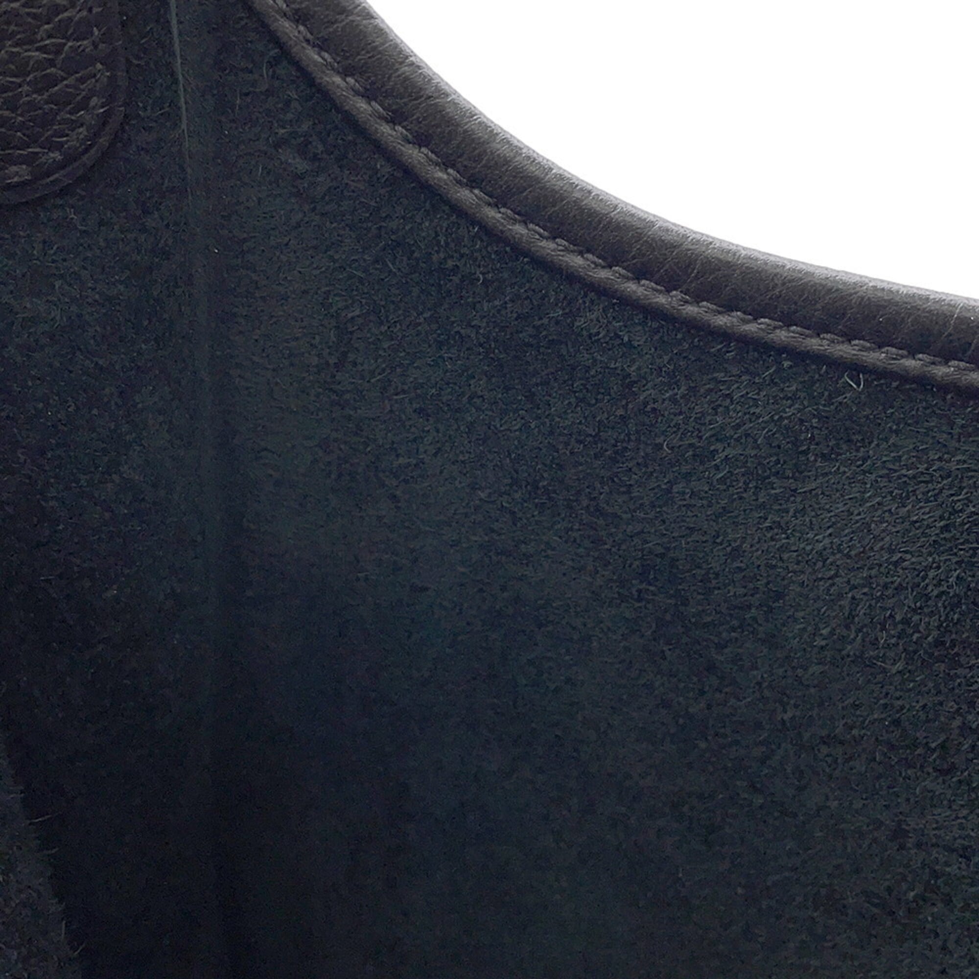 Hermes Black Taurillon Clemence Leather Handbag Shoulder Bag (Pre-Owned)