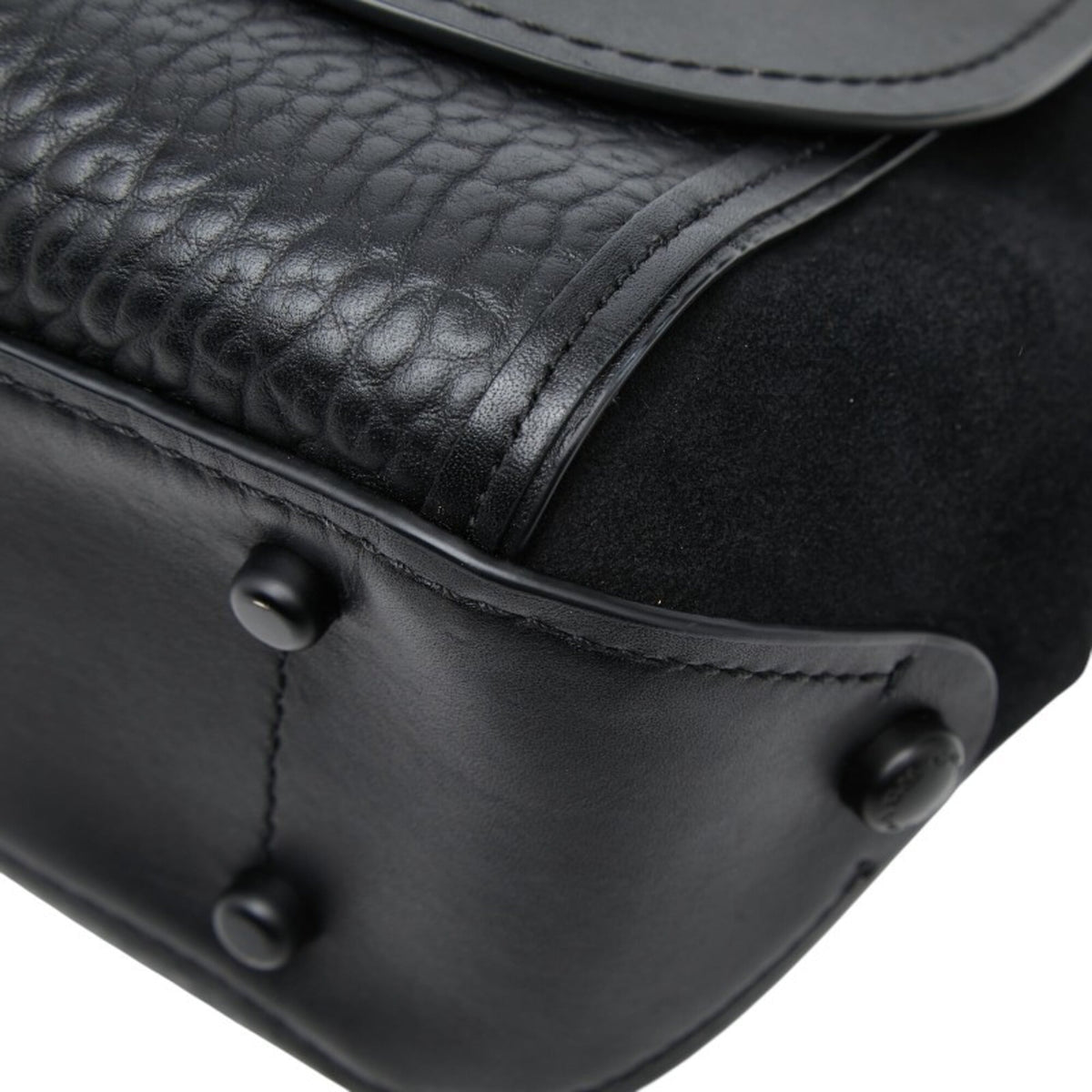 Coach Black Leather Handbag Shoulder Bag (Pre-Owned)