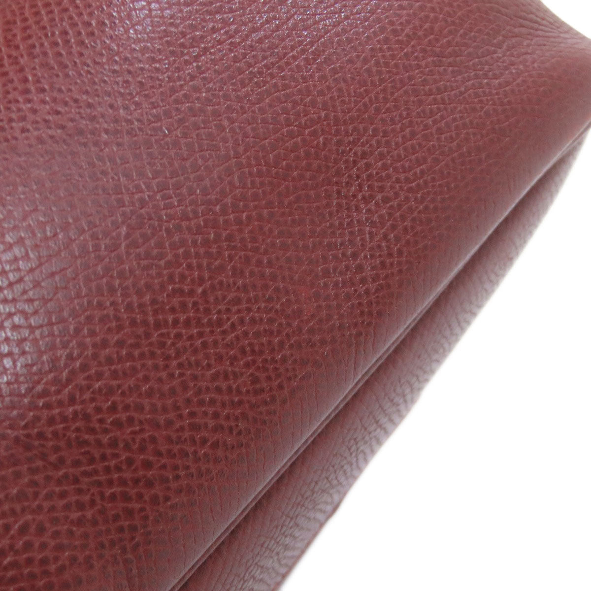 Hermes Rouge H Lisse Leather Shoulder Bag (Pre-Owned)