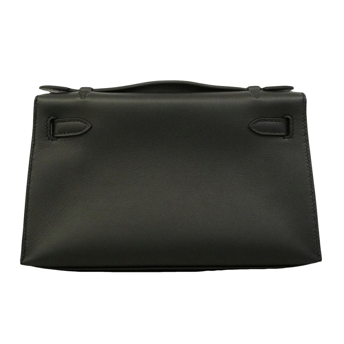 Hermes Black Swift Leather Handbag (Pre-Owned)