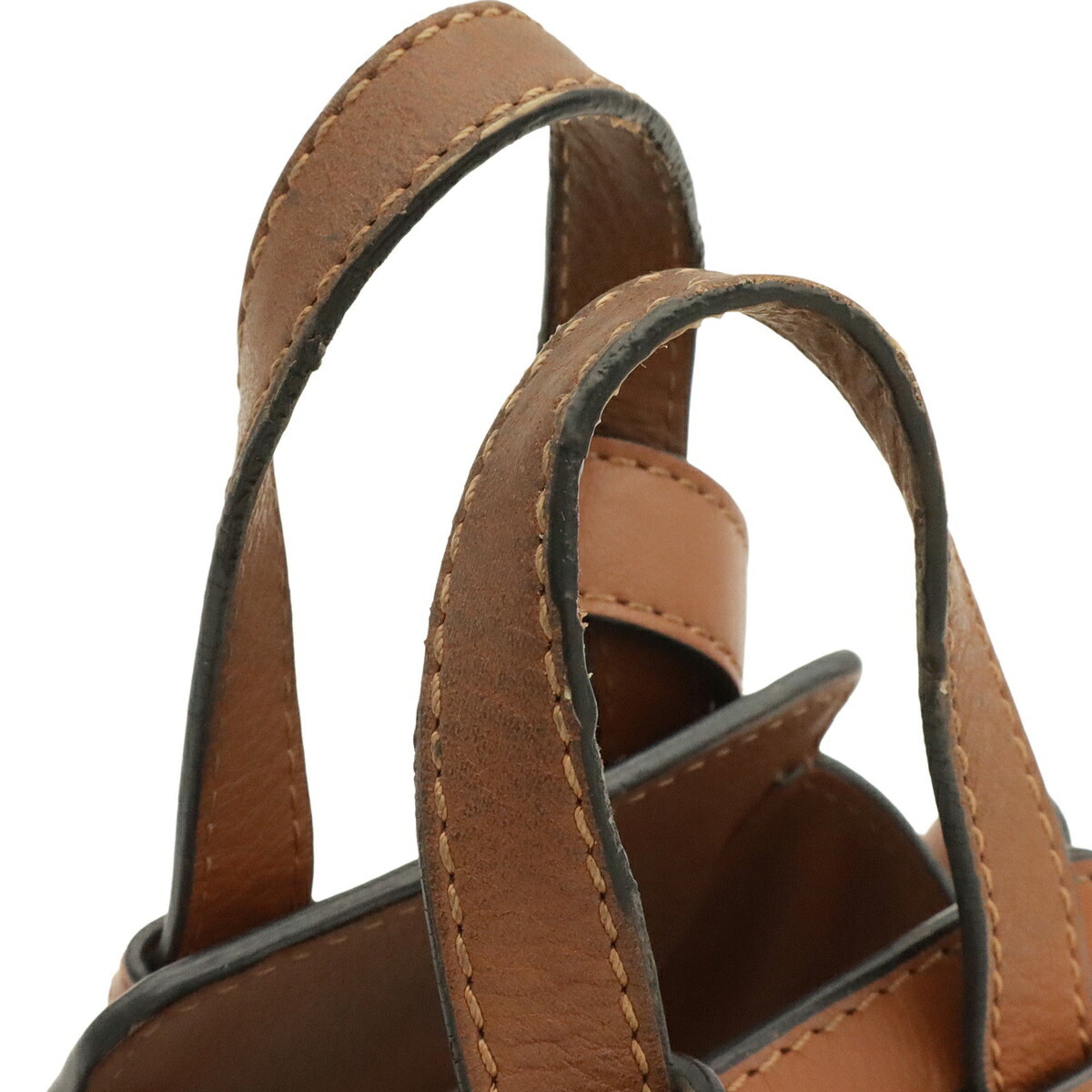 Loewe Hammock Brown Leather Handbag Shoulder Bag (Pre-Owned)