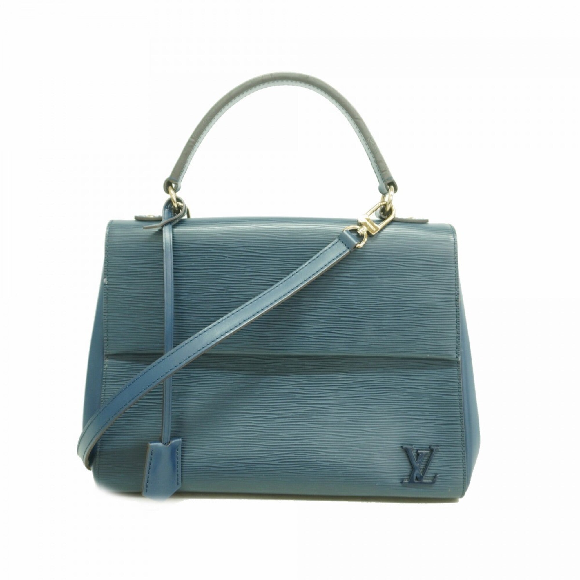 Louis Vuitton Navy Handbag (Pre-Owned)