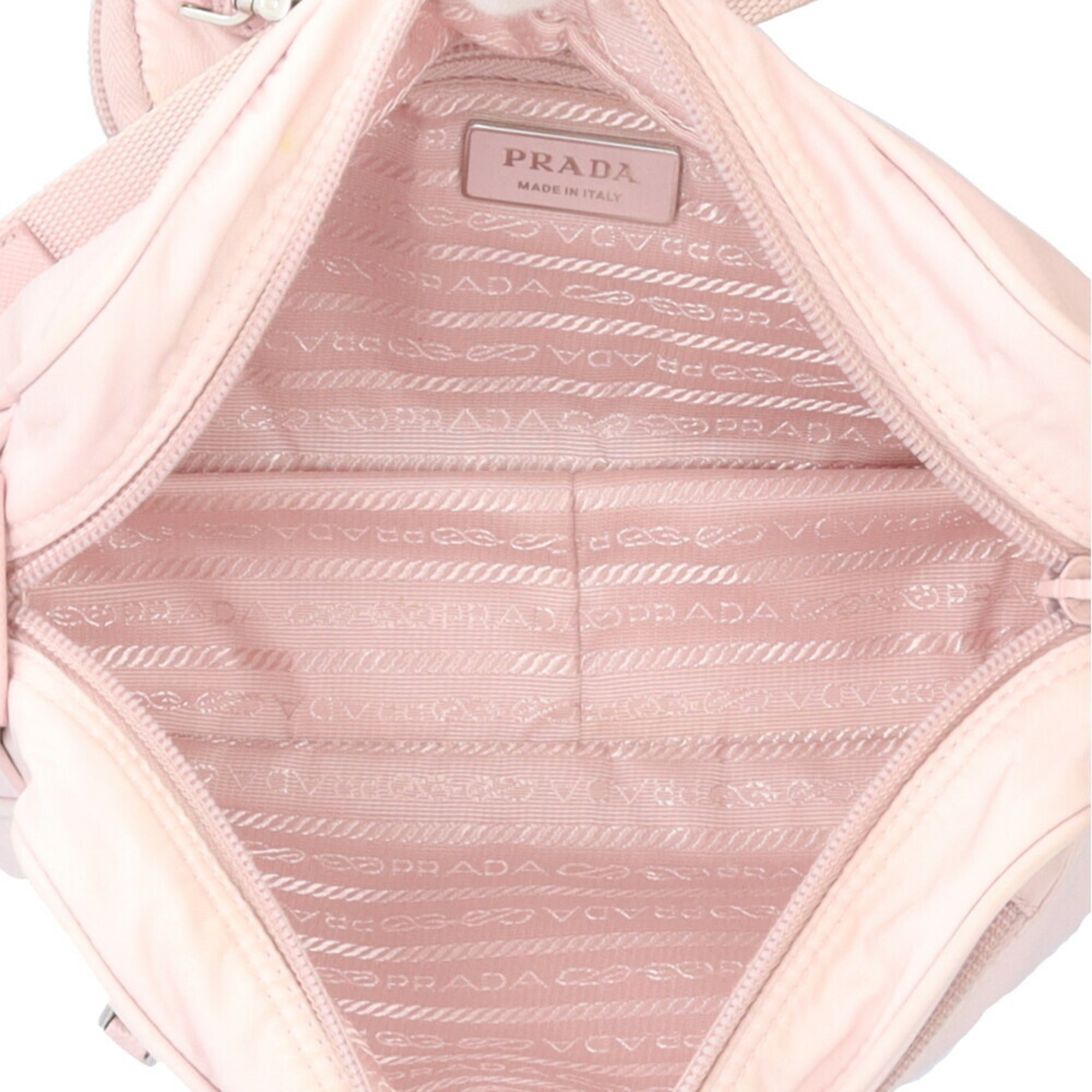 Prada Pink Nylon Shoulder Bag (Pre-Owned)