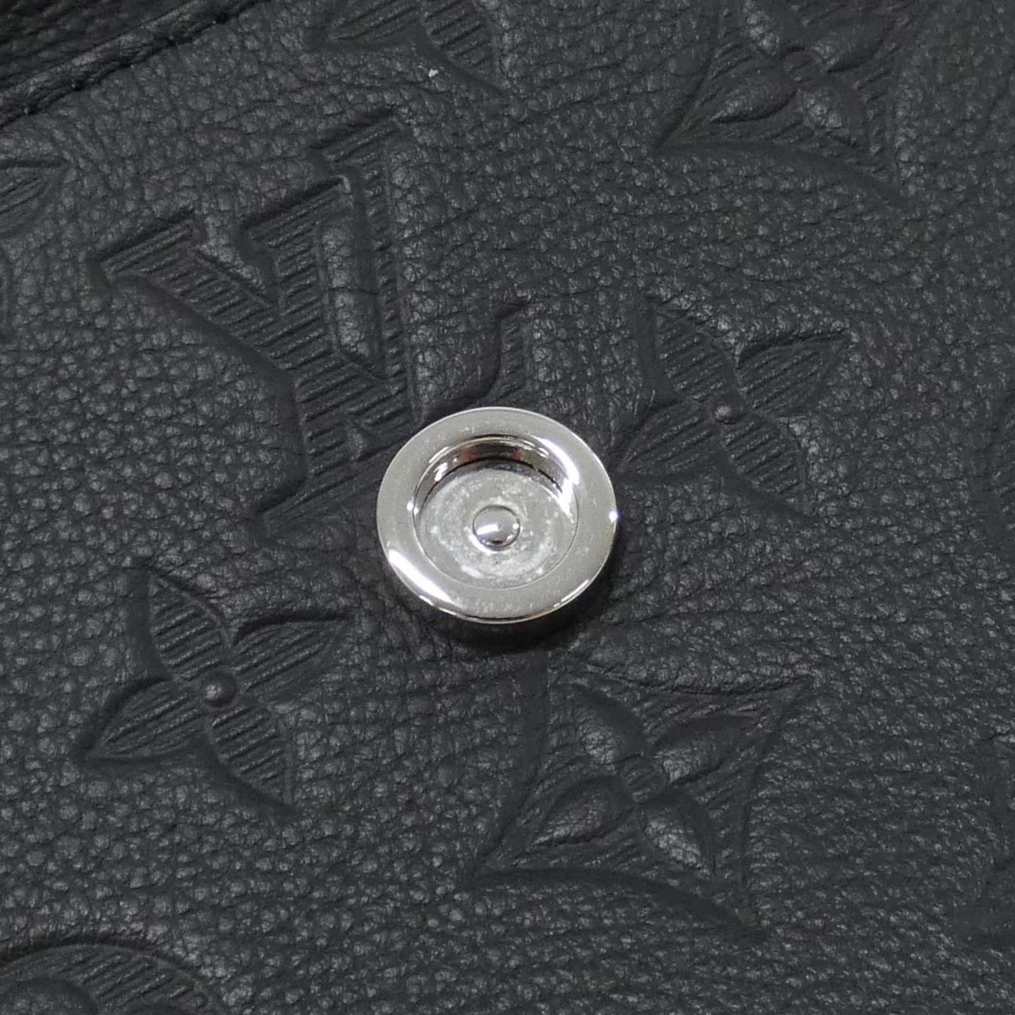 Louis Vuitton Black Leather Shoulder Bag (Pre-Owned)