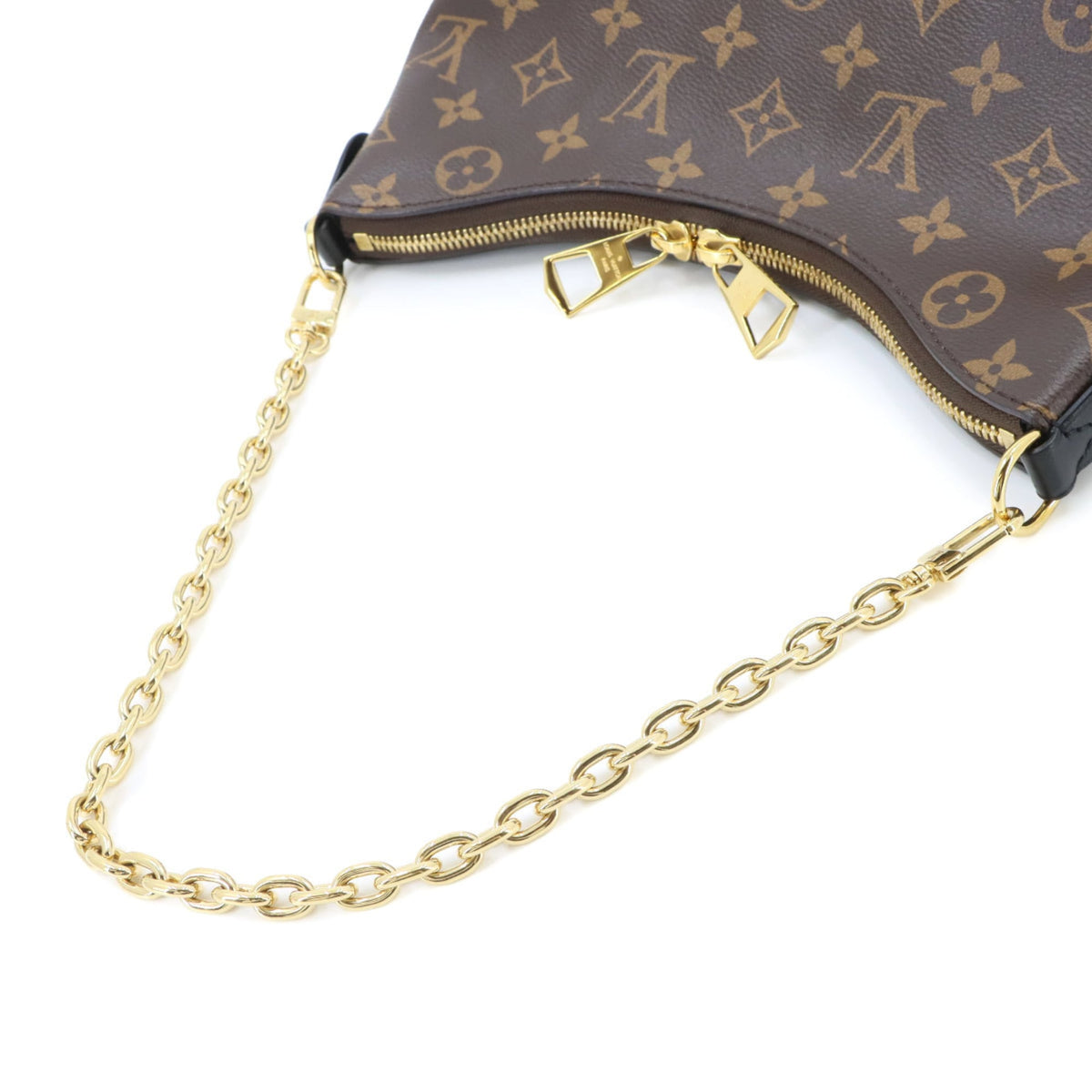 Louis Vuitton Monogram Noir Monogram Canvas Leather Handbag Shoulder Bag (Pre-Owned)