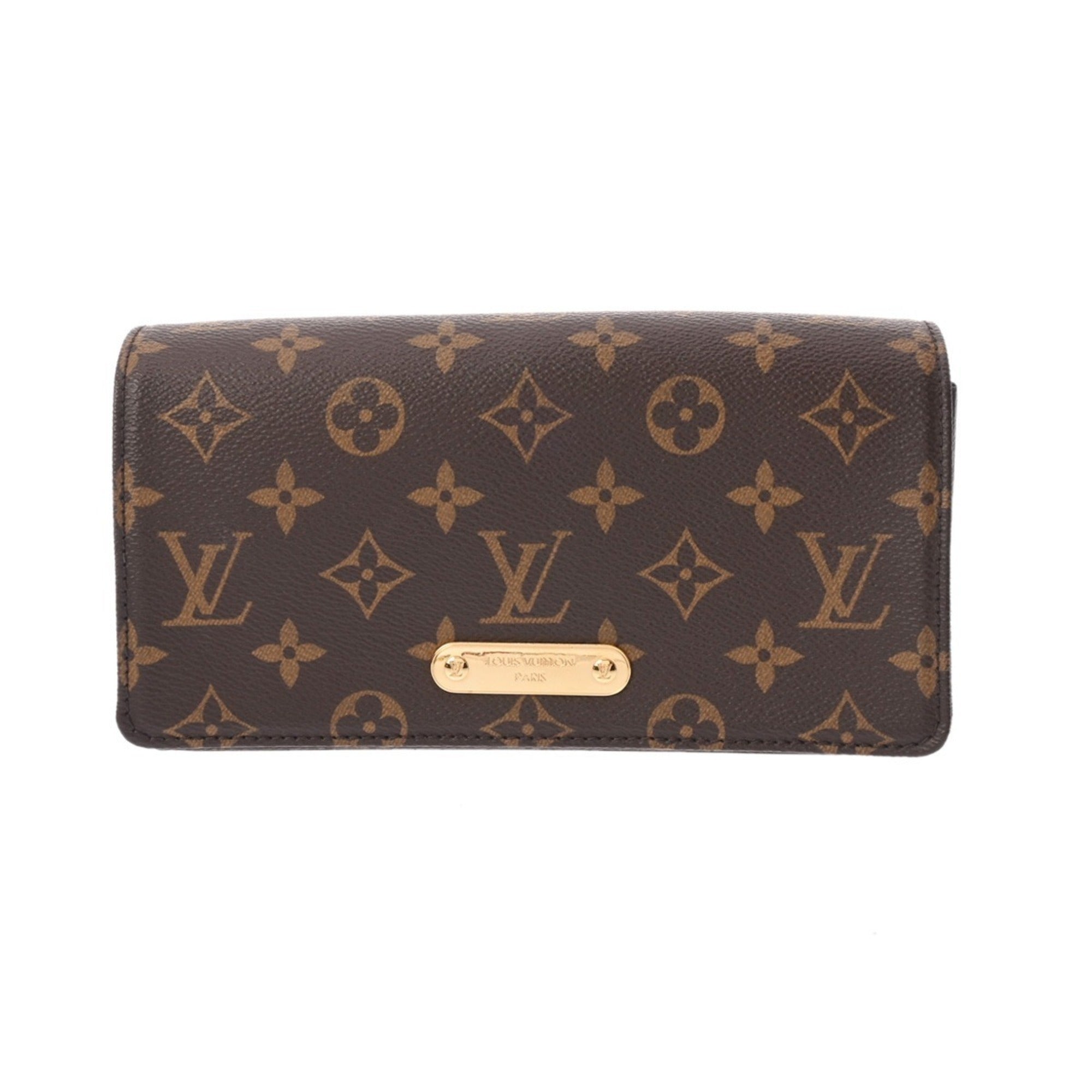 Louis Vuitton Brown Monogram Canvas Chain/Shoulder Wallet (Pre-Owned)
