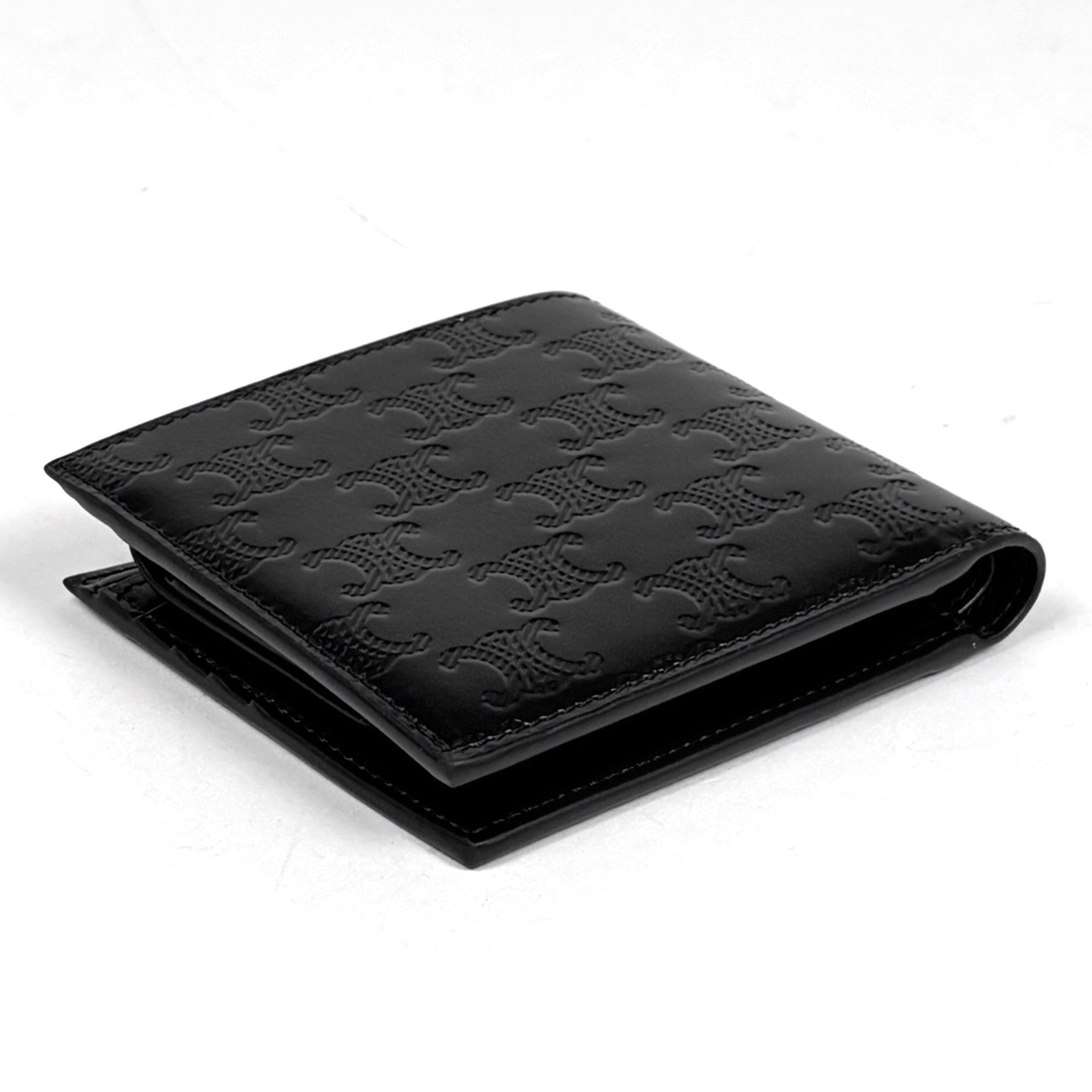 Celine Black Leather Wallet (Bi-Fold) (Pre-Owned)