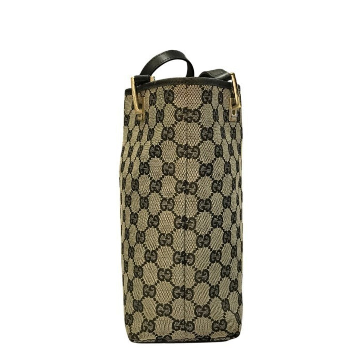 Gucci Gg Canvas Black Tote Bag (Pre-Owned)