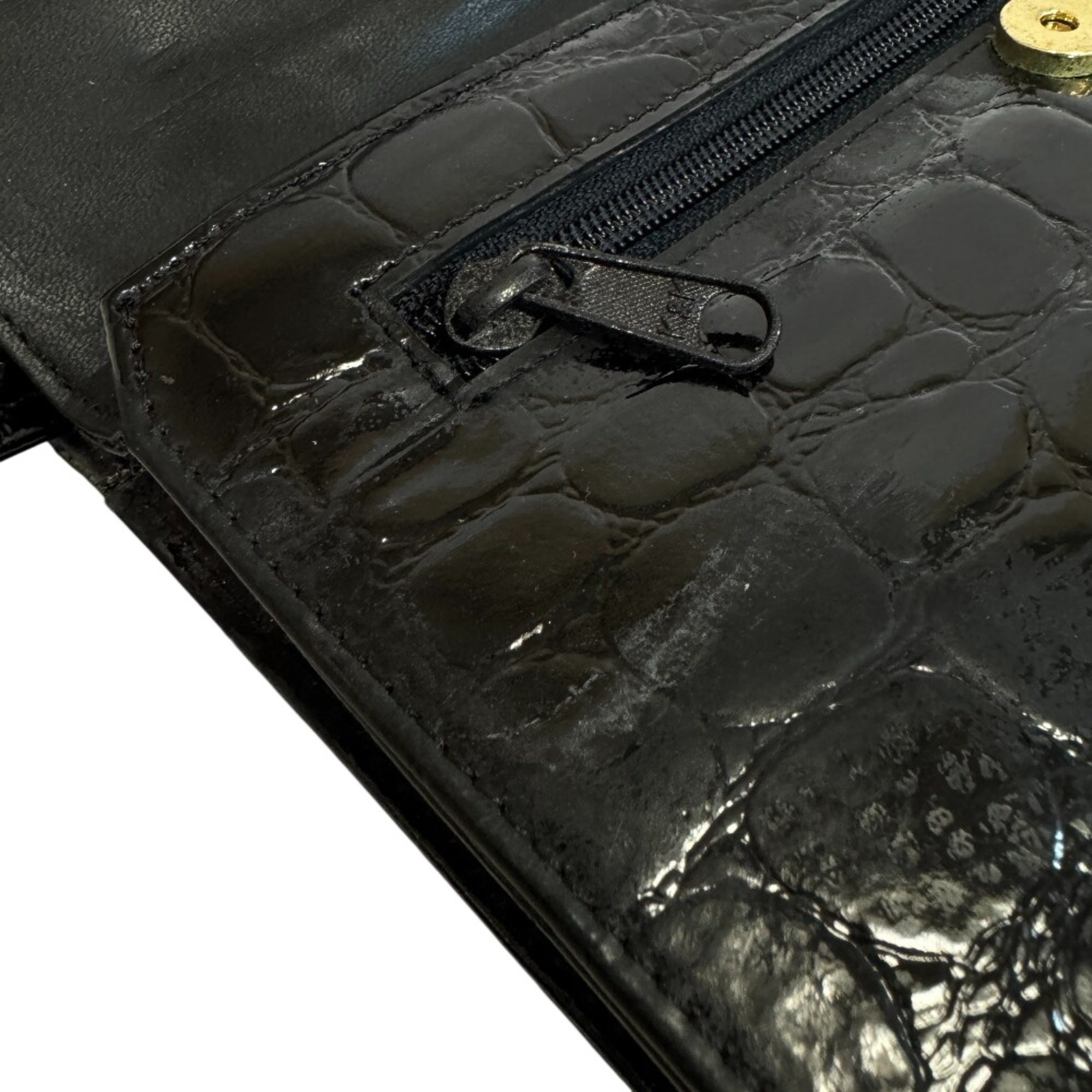 Dunhill Black Leather Clutch Bag Pouch (Pre-Owned)