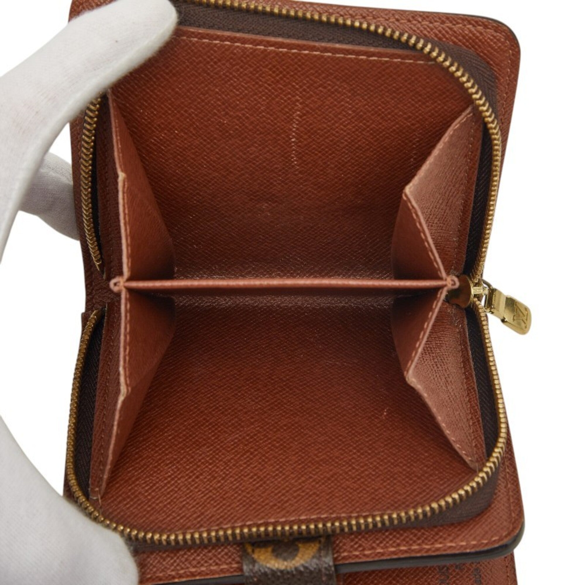 Louis Vuitton Brown Pvc Leather Wallet (Bi-Fold) (Pre-Owned)