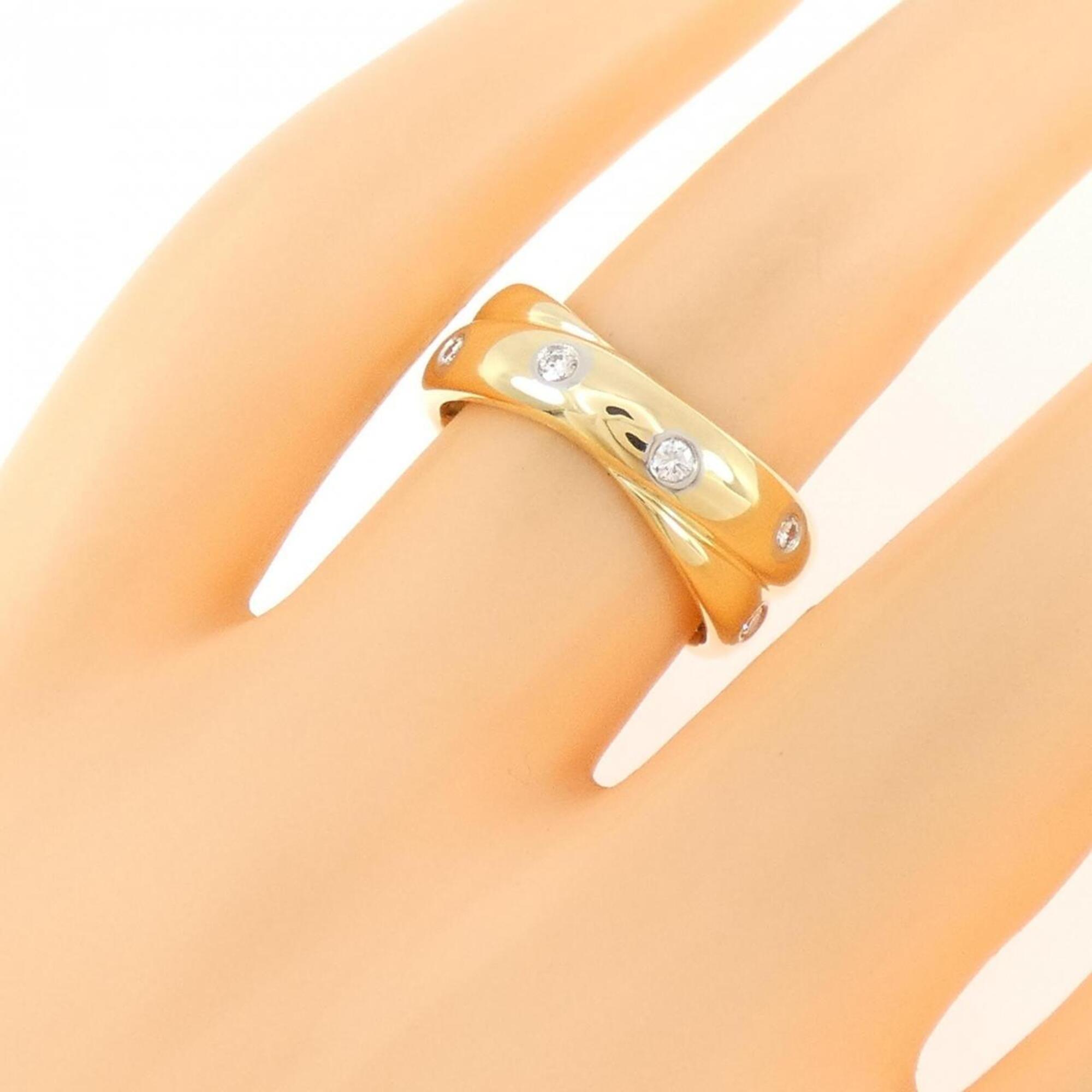 Tiffany Yellow Gold (18K) Platinum 950 Band Ring (Pre-Owned)