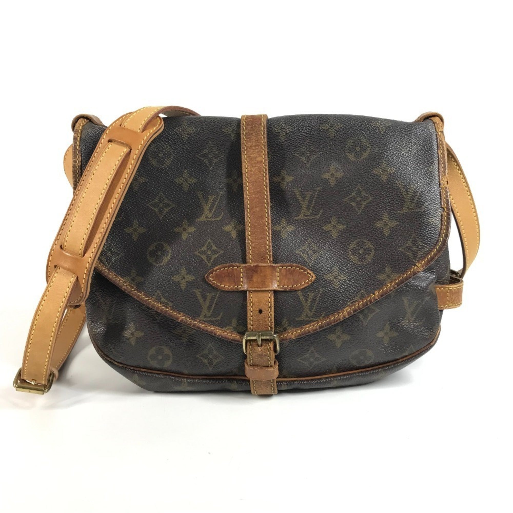 Louis Vuitton Brown Monogram Shoulder Bag (Pre-Owned)
