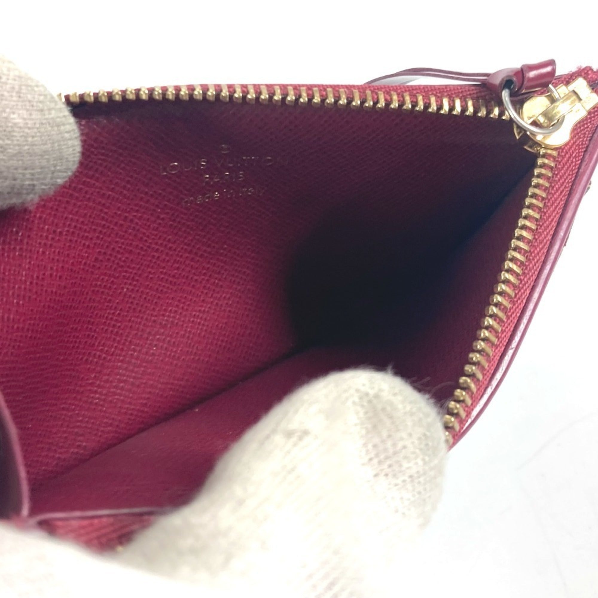 Louis Vuitton Monogram Brown Purple Monogram Coin Purse/Coin Case (Pre-Owned)