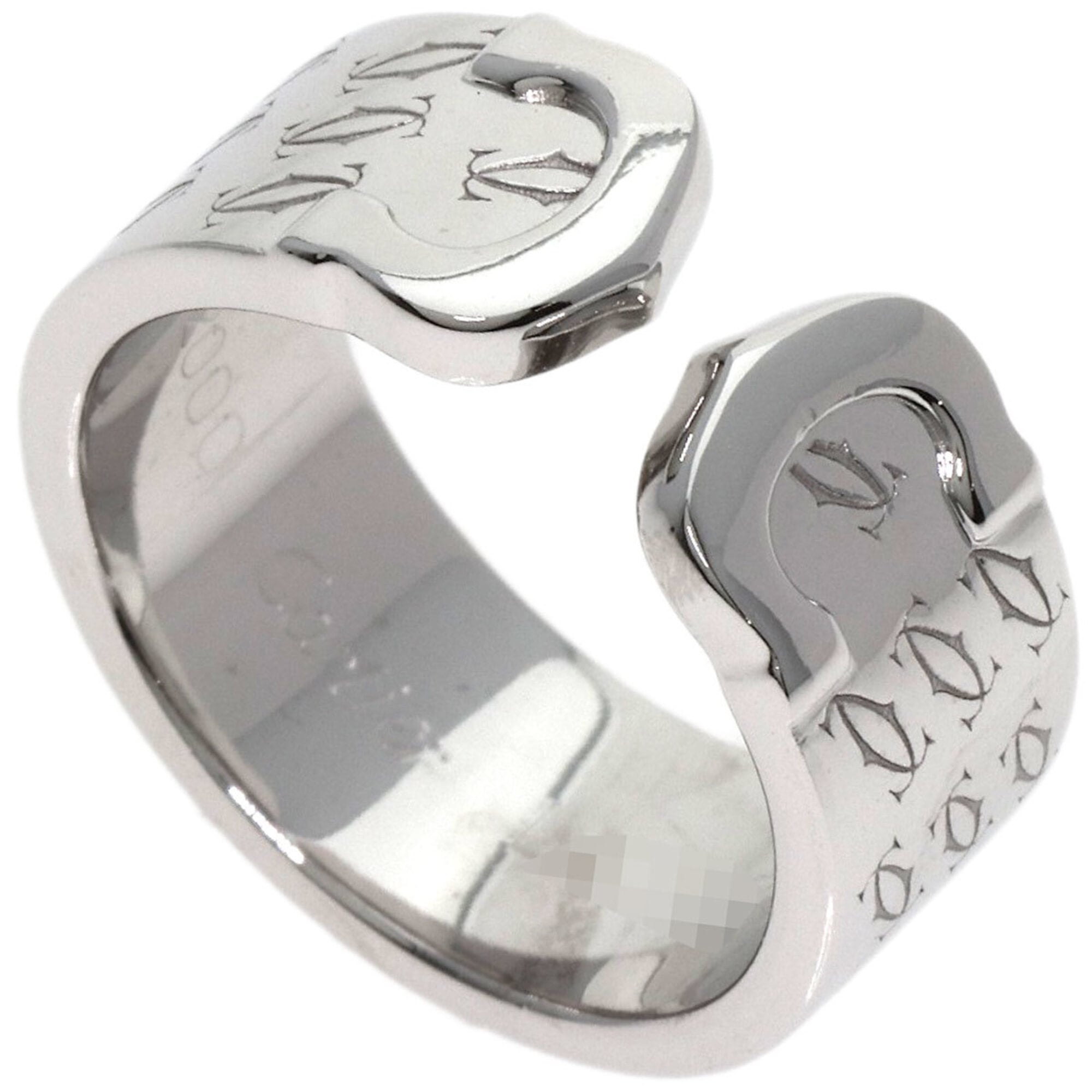 Cartier C2 White Gold (18K) Band Ring (Pre-Owned)