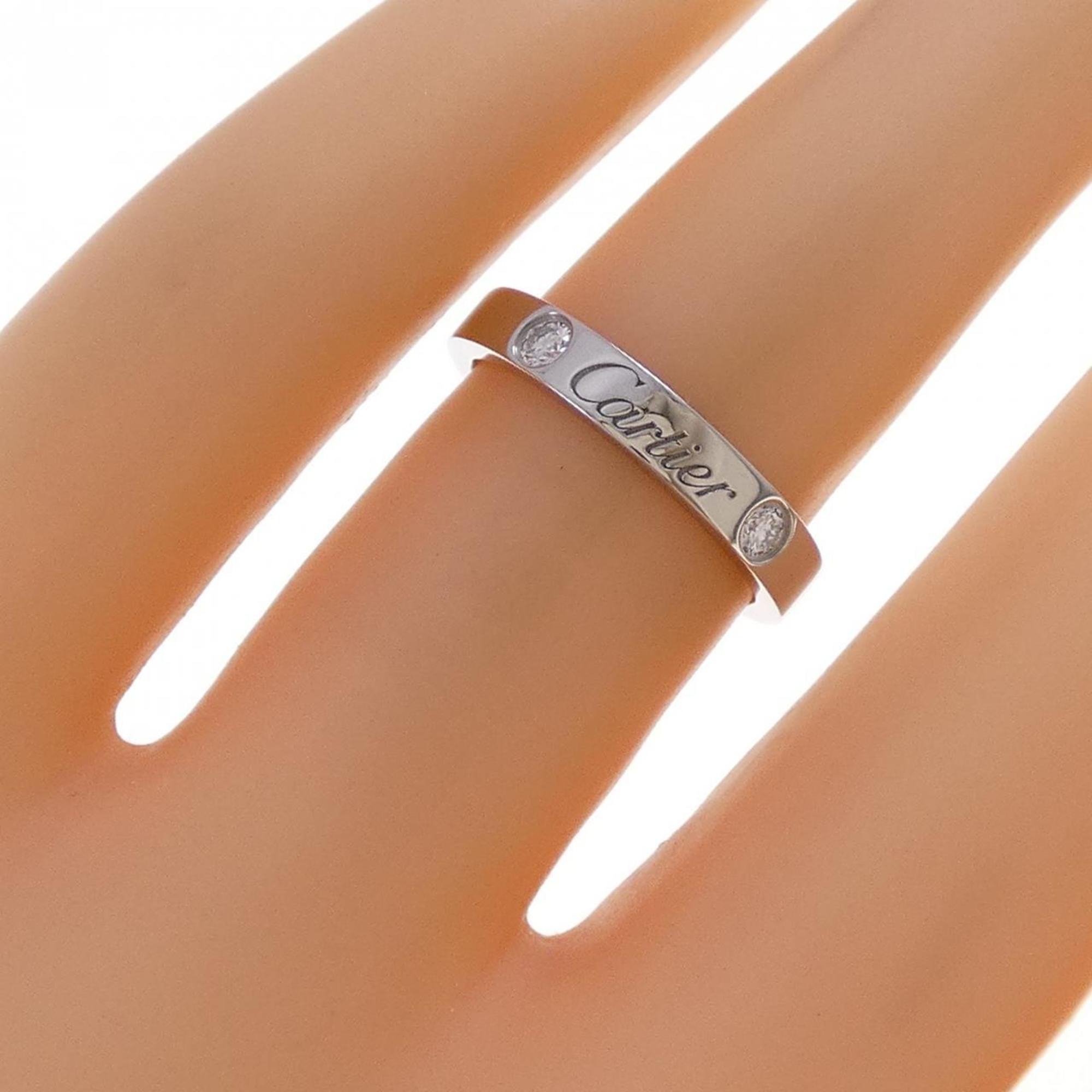 Cartier Platinum Platinum 950 Band Ring (Pre-Owned)